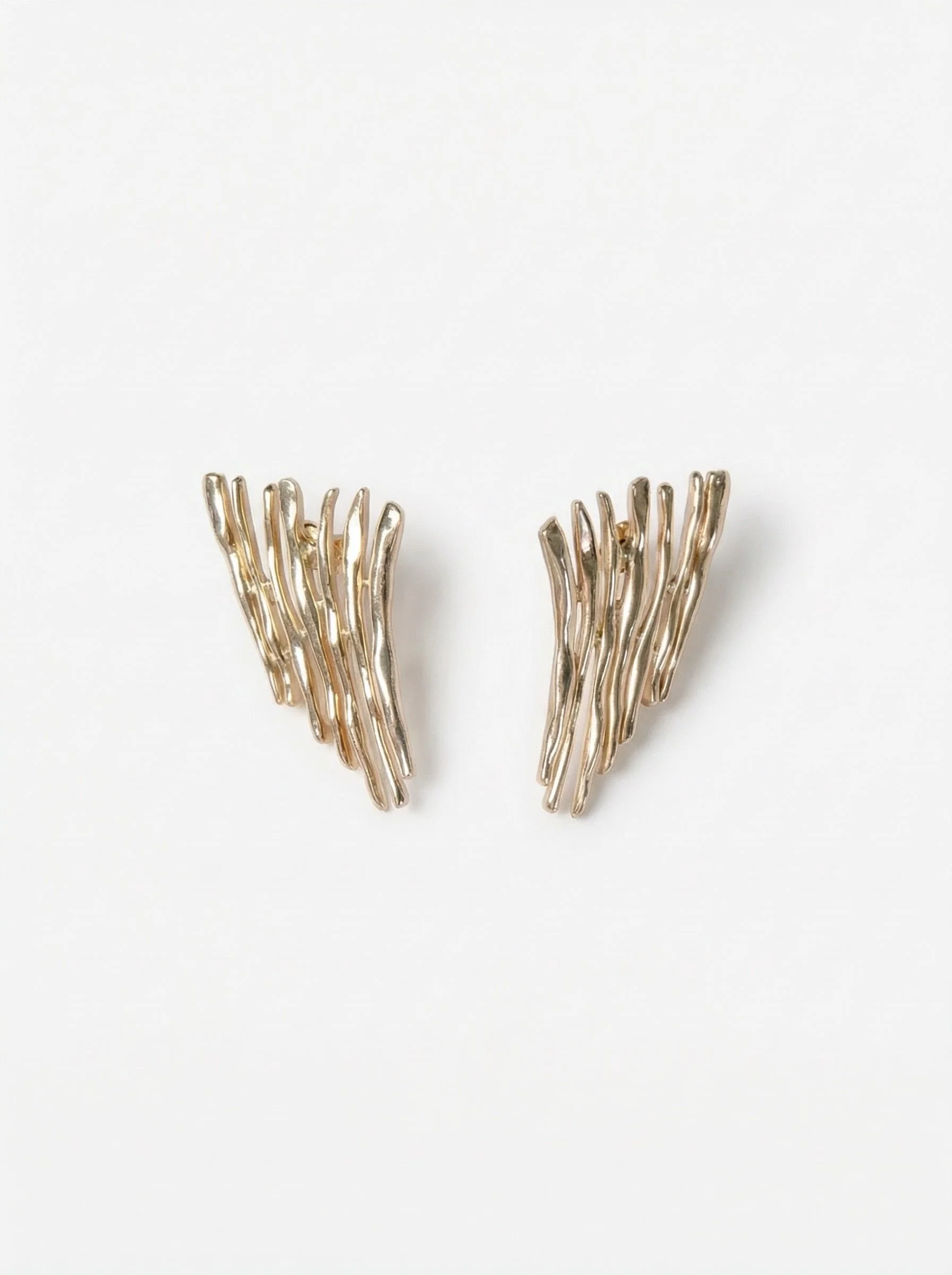Aether Earrings Gold