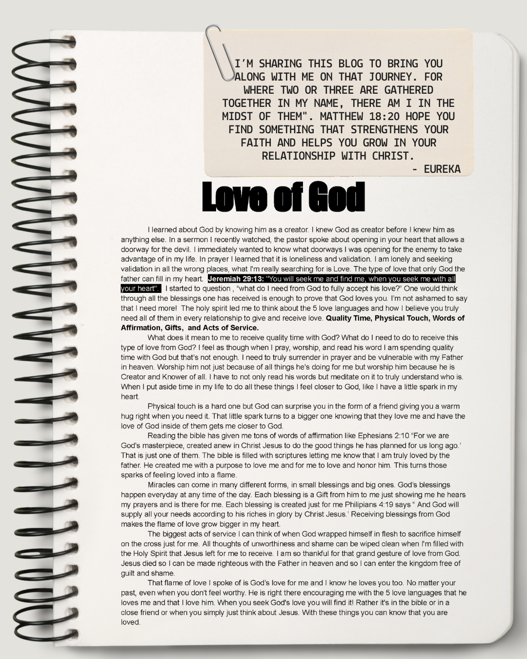 Love of God