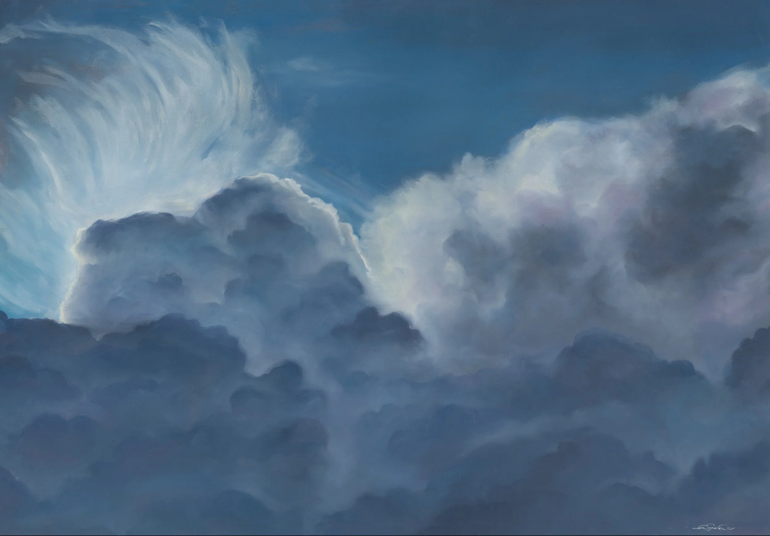 September Skies Over Shropshire - Print