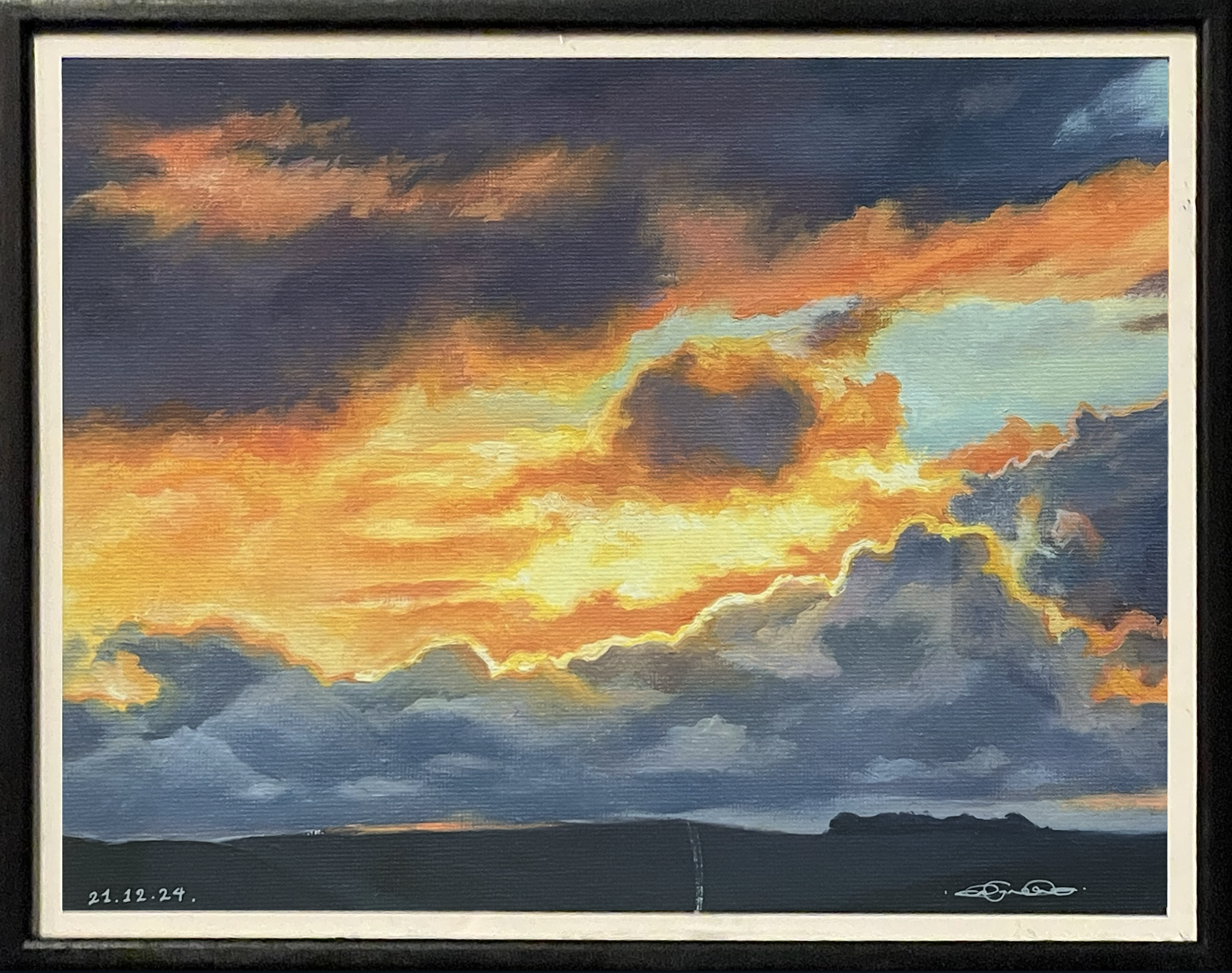 Golden Light From Ragleth - Dark Frame