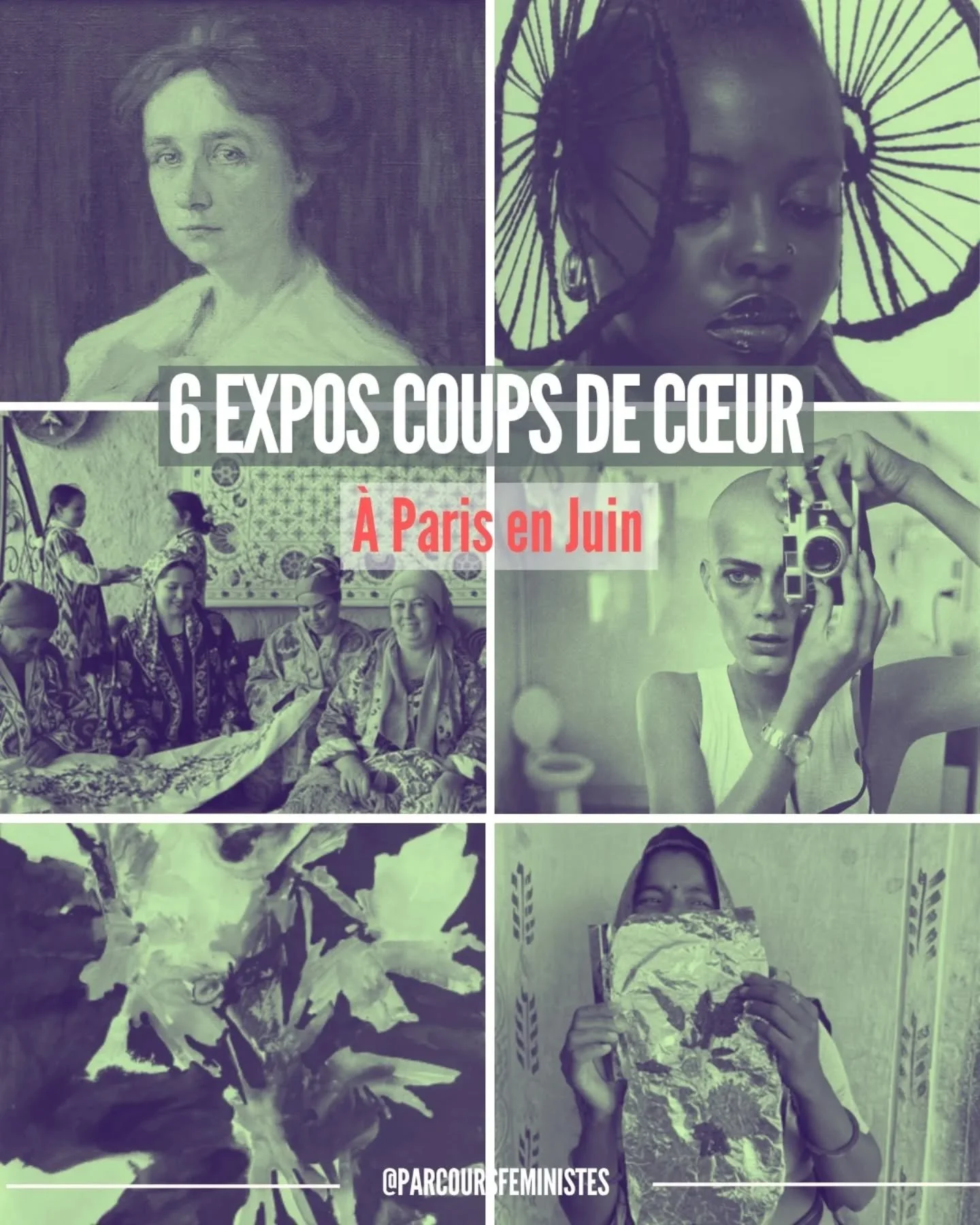 D&eacute;couvrez notre s&eacute;lection 🔥

1.	GIRLS, GIRLS, GIRLS ✨️
@Sheriff Gallery &ndash; 53 rue de Turenne, Paris 3e
Organis&eacute;e par la galeriste @mariegtee 
Entr&eacute;e libre &ndash; jusqu&rsquo;au 23 juin

2.	Esp&egrave;ces, espaces me