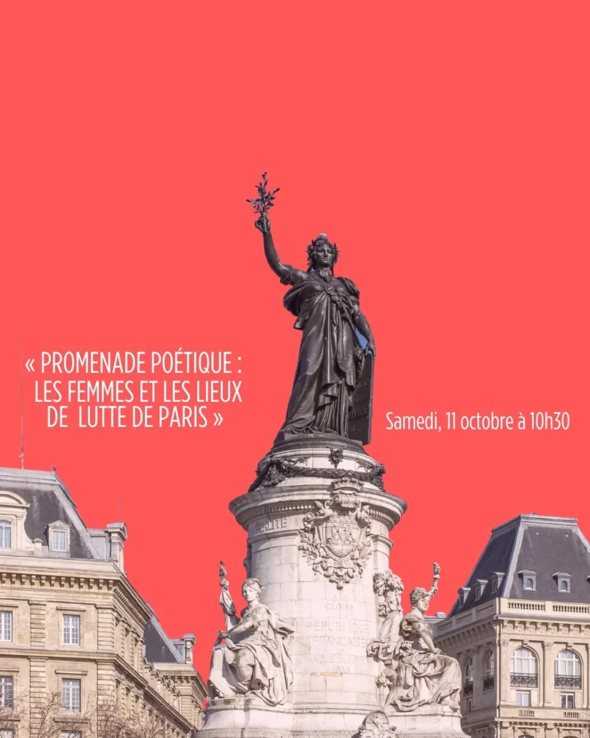 ✨ Reco culturel ✨

Une balade guid&eacute;e pour (re)d&eacute;couvrir l&rsquo;h&eacute;ritage des femmes &agrave; Paris : des figures embl&eacute;matiques aux invisibles du quotidien, des militantes qui ont transform&eacute; la soci&eacute;t&eacute; 
