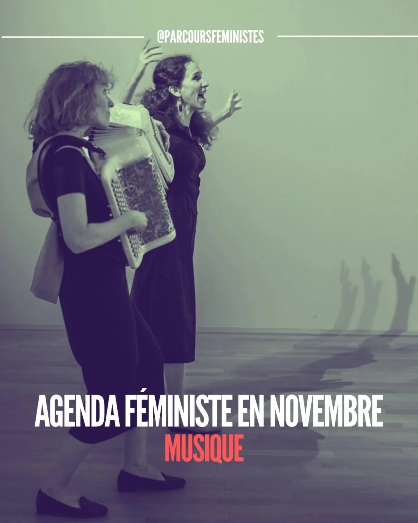 ✨ AGENDA F&Eacute;MINISTE - MUSIQUE &middot; NOVEMBRE ✨

Et voil&agrave;, on lance aussi notre agenda musique 🎵 avec une s&eacute;lection de concerts trop cool &agrave; ne pas manquer !

✨&nbsp;Sophie Alour Sextet 
📍@38riv
📅 1er novembre
💶 22&eur