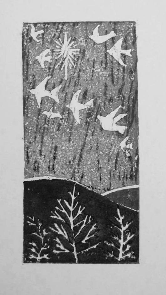 Student Output from a printmaking workshop