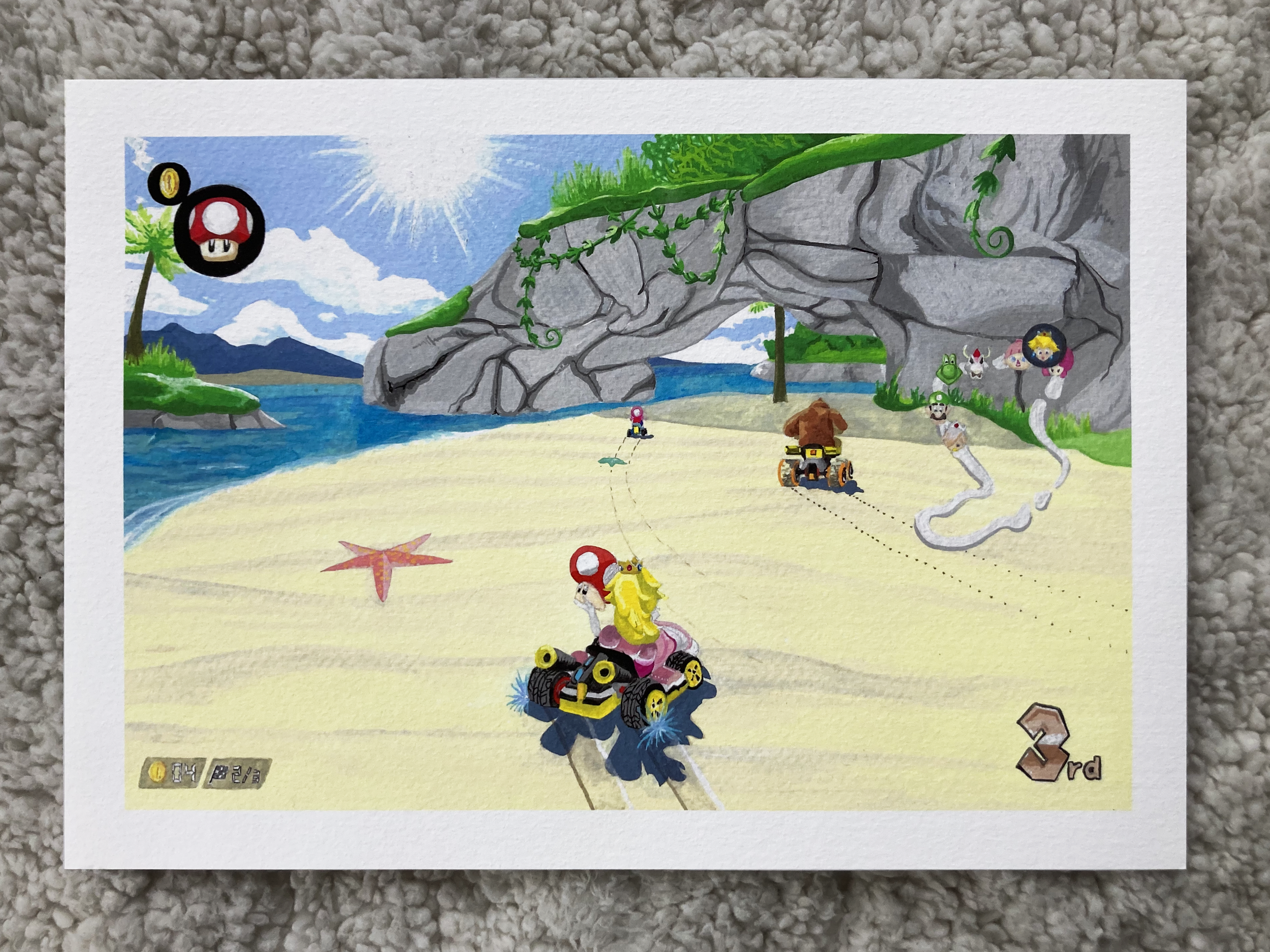 Mario Kart Art Print