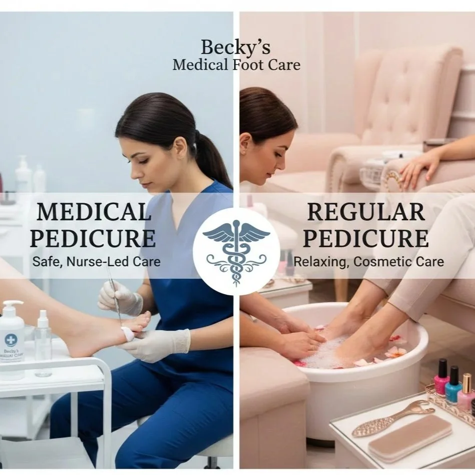 Medical Pedicure vs Regular Pedicure: What East Ottawa Residents Should Know