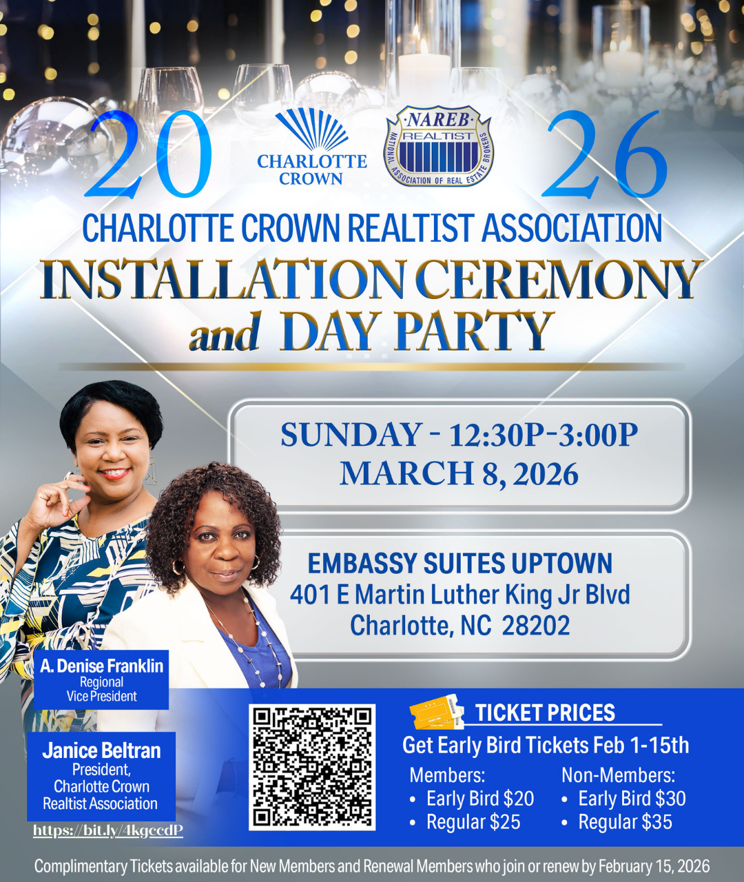 Charlotte Crown Realtist Association Installation & Day Party