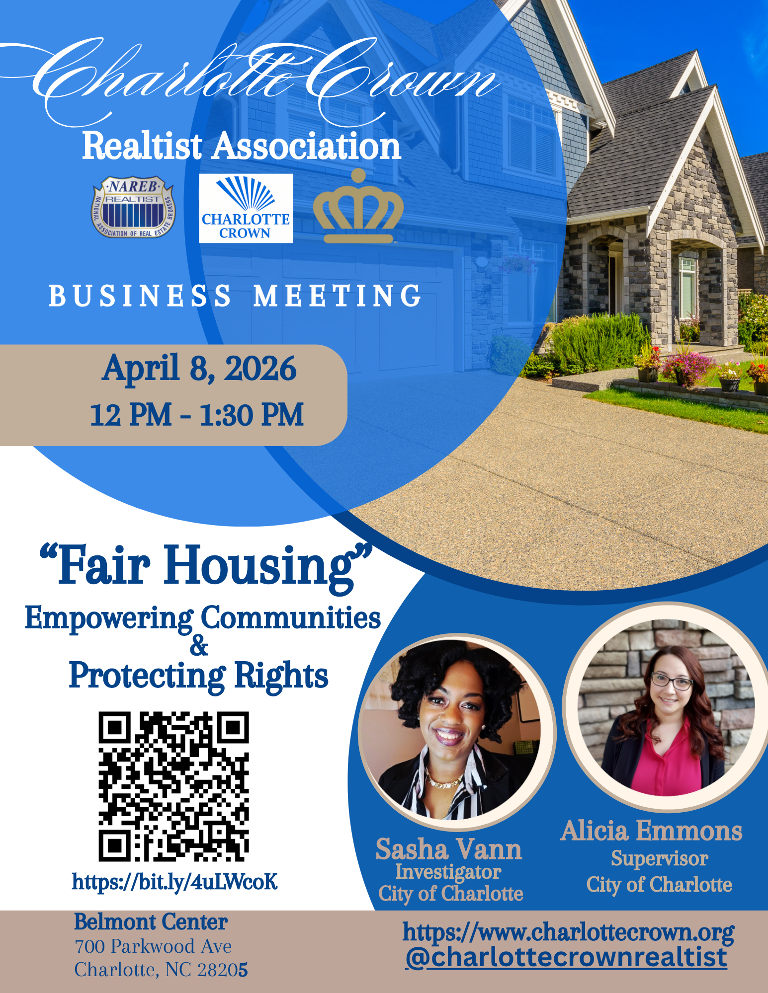 Charlotte Crown April Business Meeting