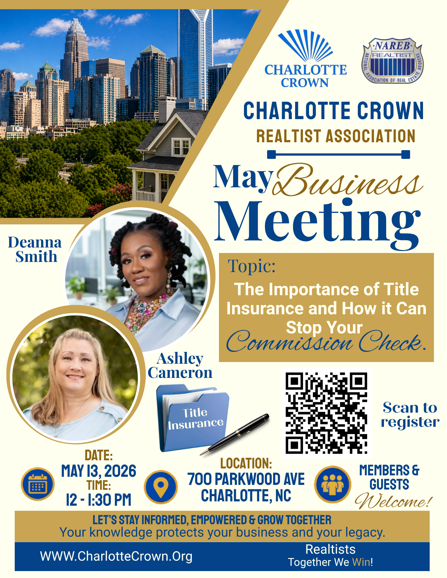 Charlotte Crown May Business Meeting