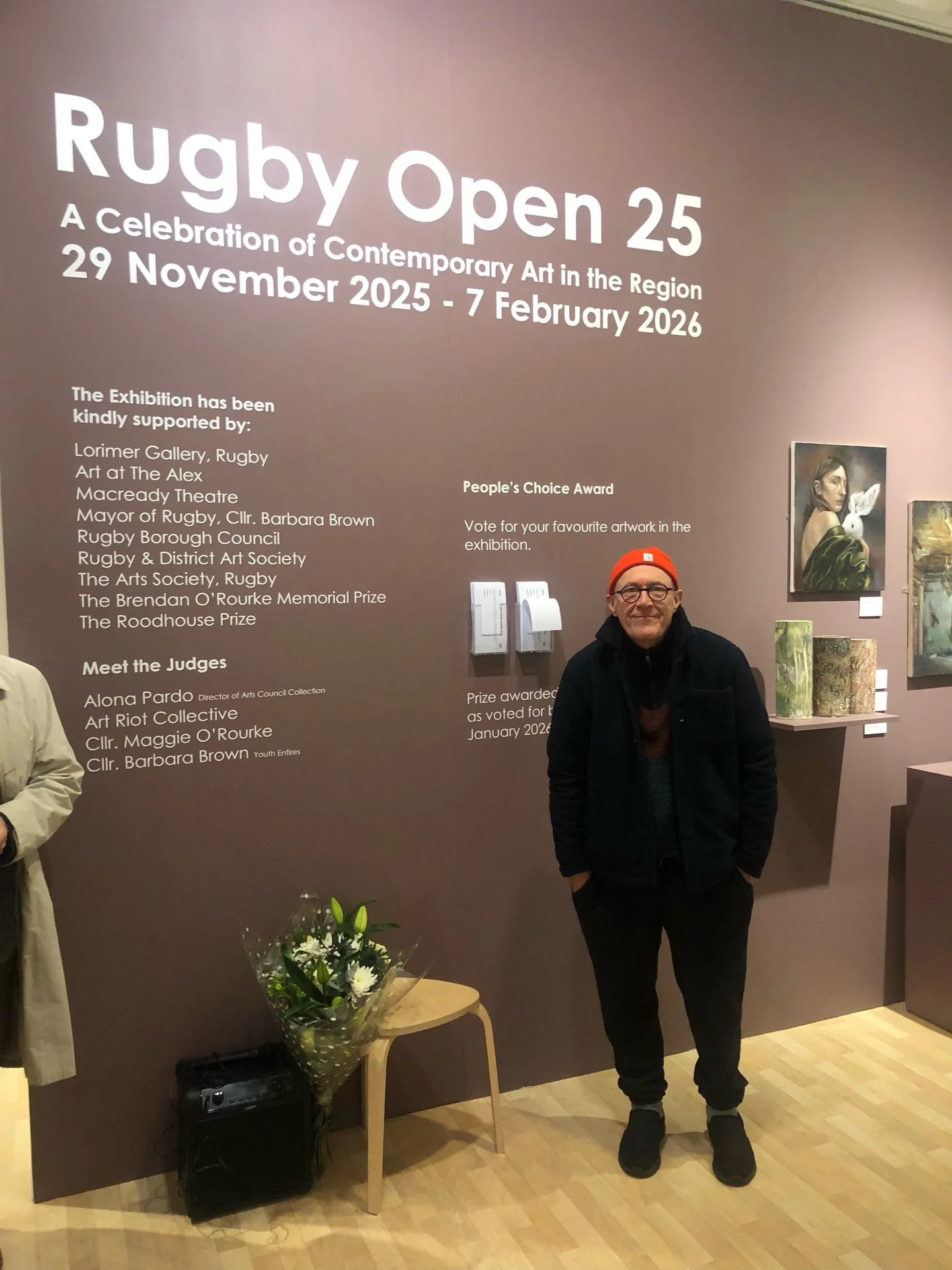 Lucky enough to have two prints accepted at the Rugby Open 2025. The preview was on Friday night. It was my first time to Rugby Art Gallery &amp; Museum,  it&rsquo;s a lovely venue and was well attended. Worth a visit any time of the year. Thanks to 