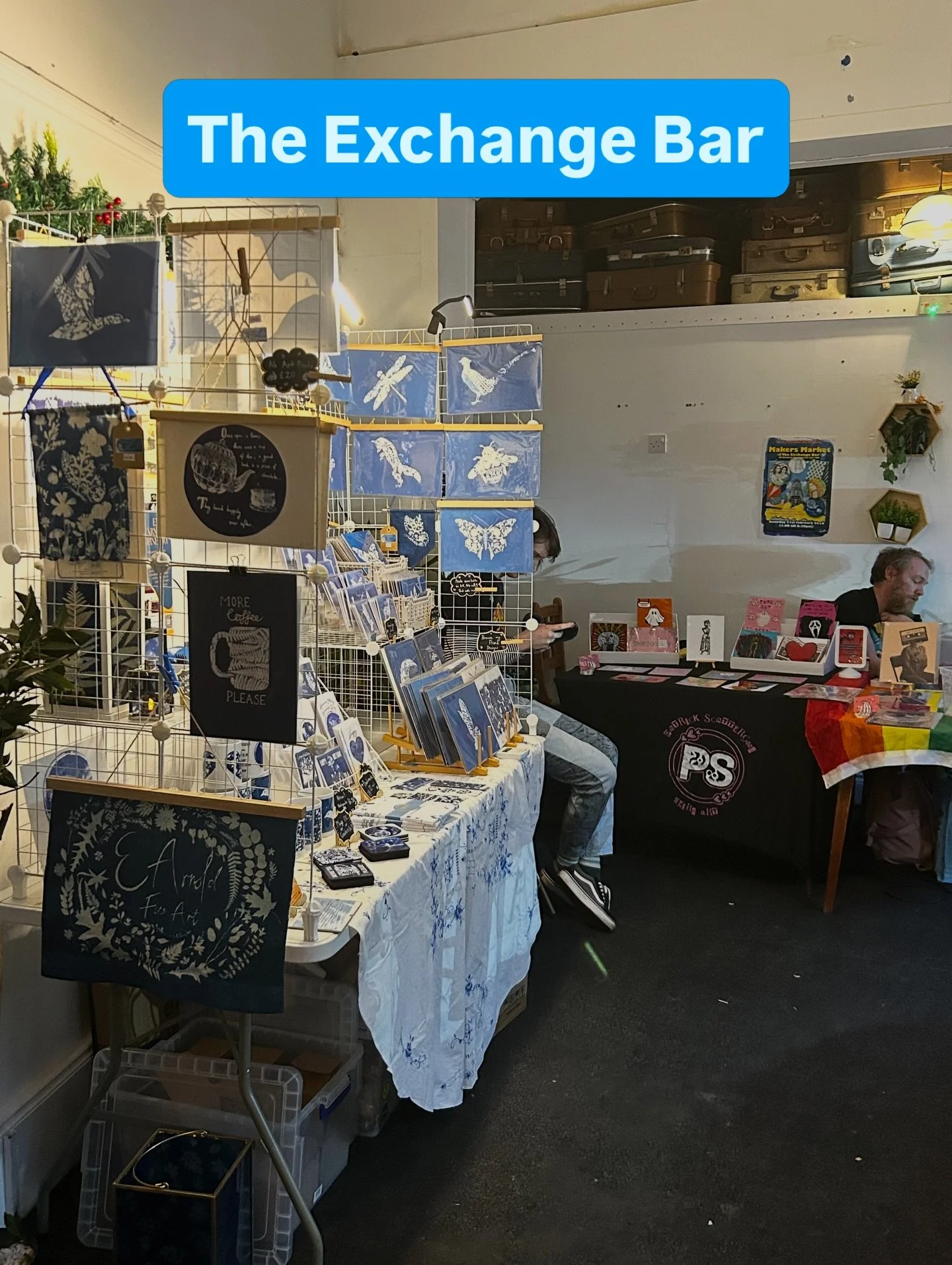 An utterly delightful afternoon at the Exchange Bar this Saturday.  It was great to meet old friends and new acquaintances. See you again on the 18th April 😁
@theexchangebar_ @popupartleicester @creativescollabcollective @visitleicester @e.arnoldfin