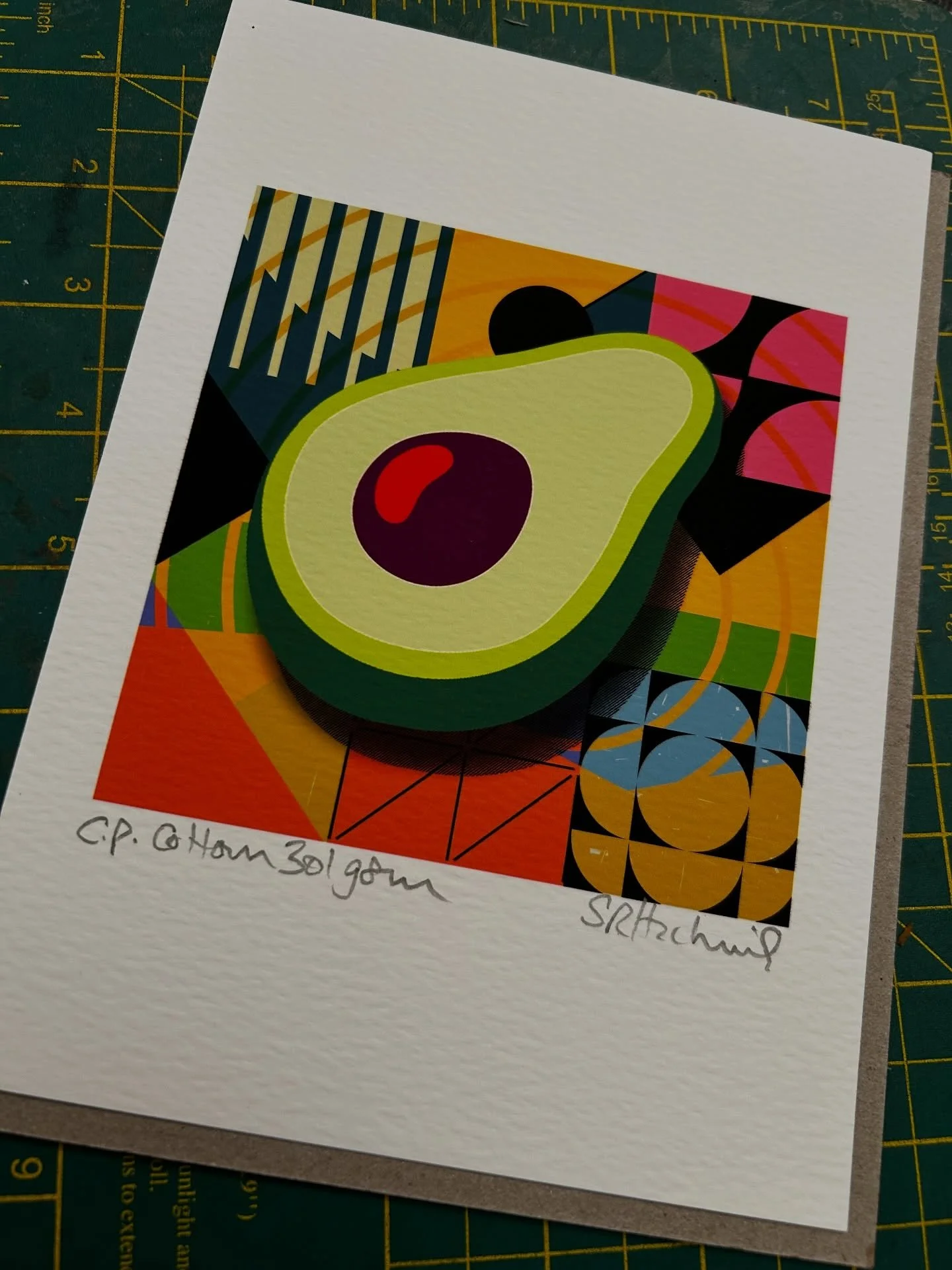 I couldn&rsquo;t leave the fruit pics as they were. I had to re-work them a few times and then some. Here they are so far. And then I threw in the old brushes with a pink splash, a piece that&rsquo;s over three years old just to prove to myself that 