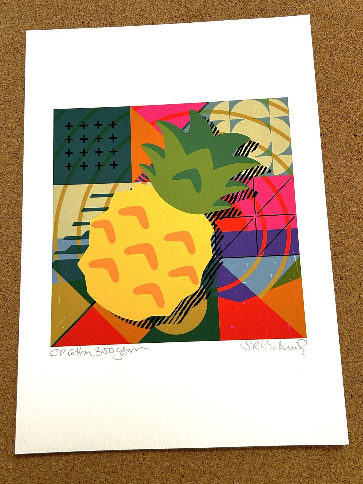 Pineapple - gallery prints on 300gsm cotton paper