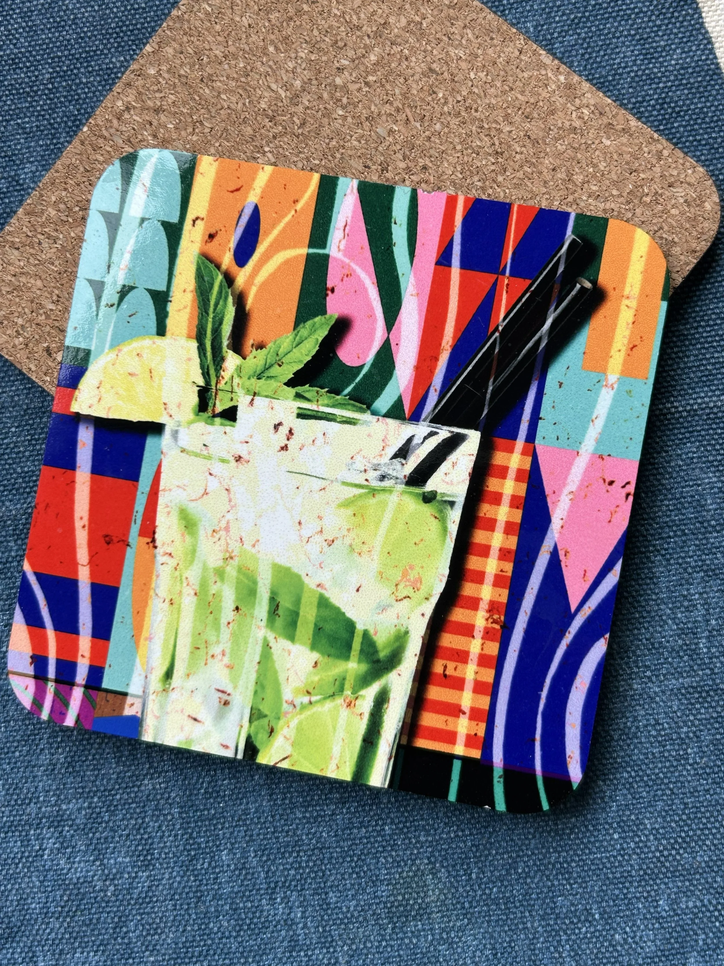 Mojito cocktail Coaster
