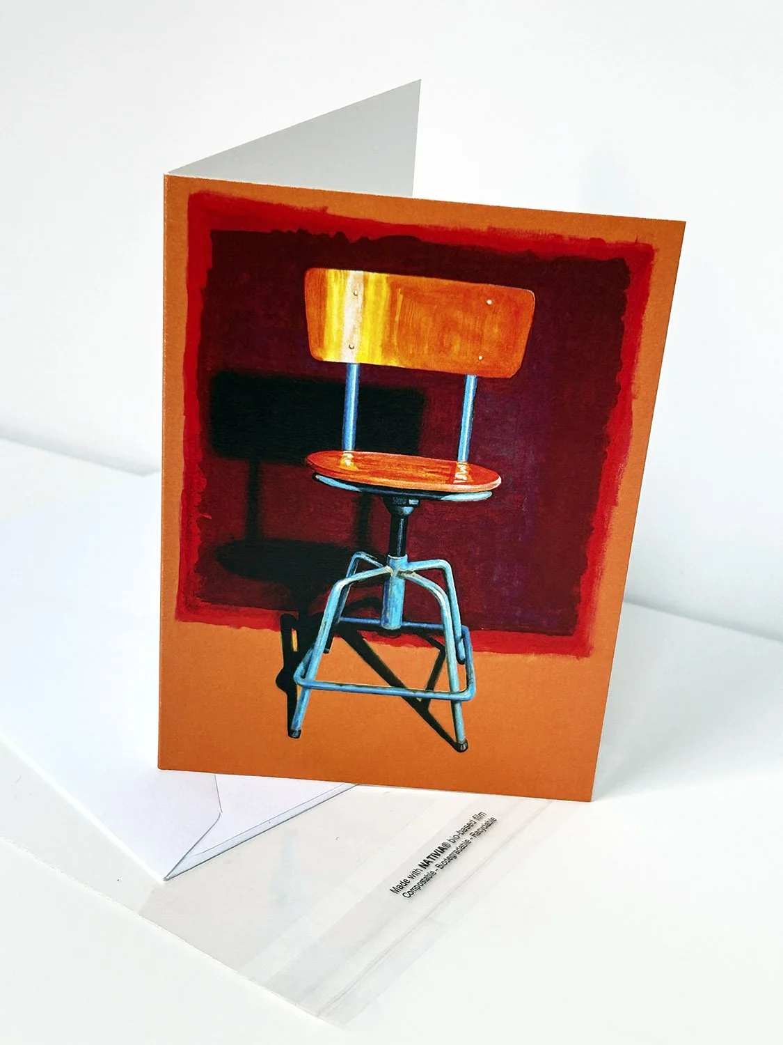 Toledo Chair Greeting card on fineart card