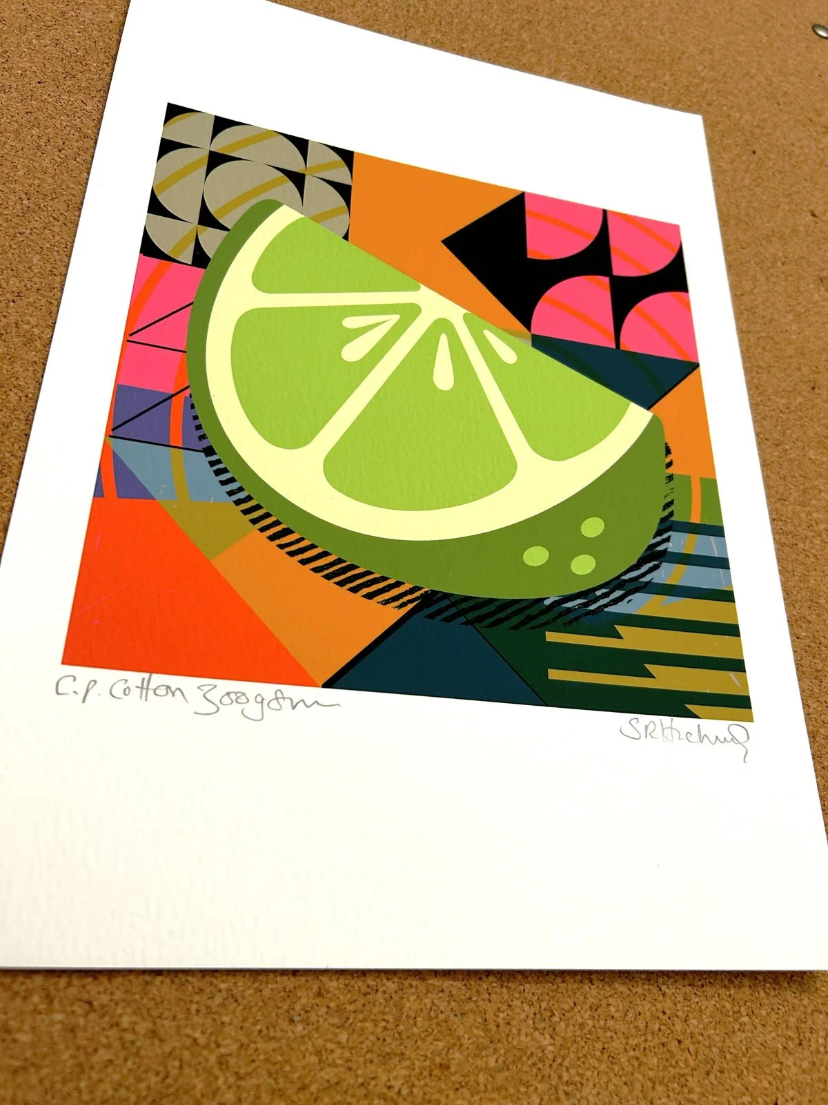 Limes - gallery prints on 300gsm cotton paper