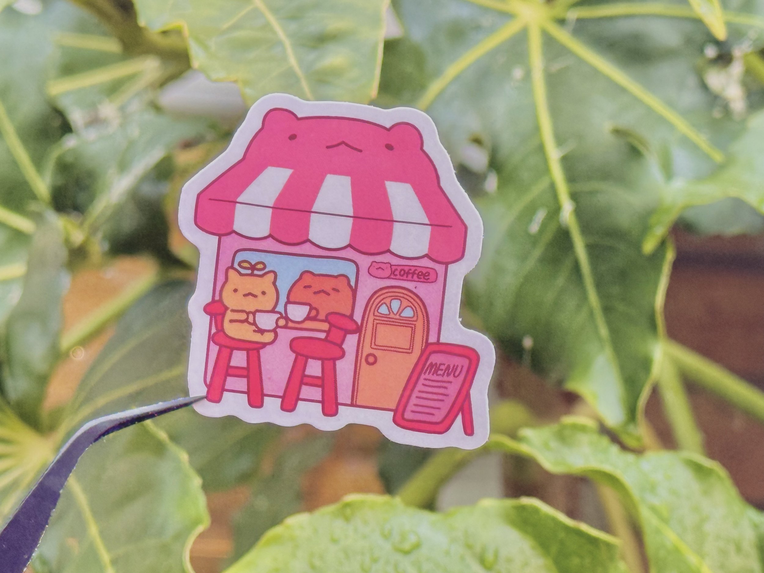 Bear Cafe - Sticker