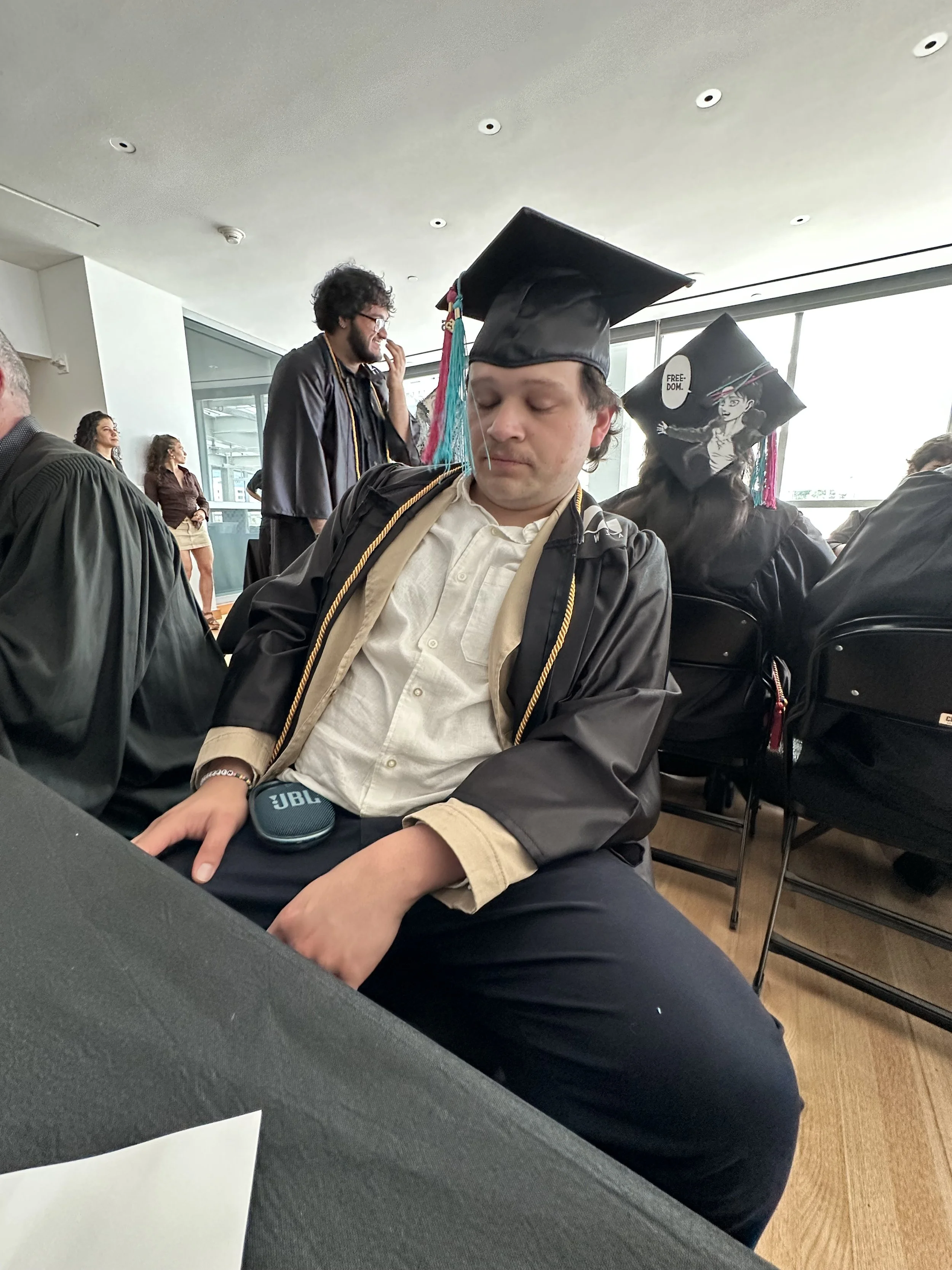 Emotional at graduation ❤️ Proud of myself