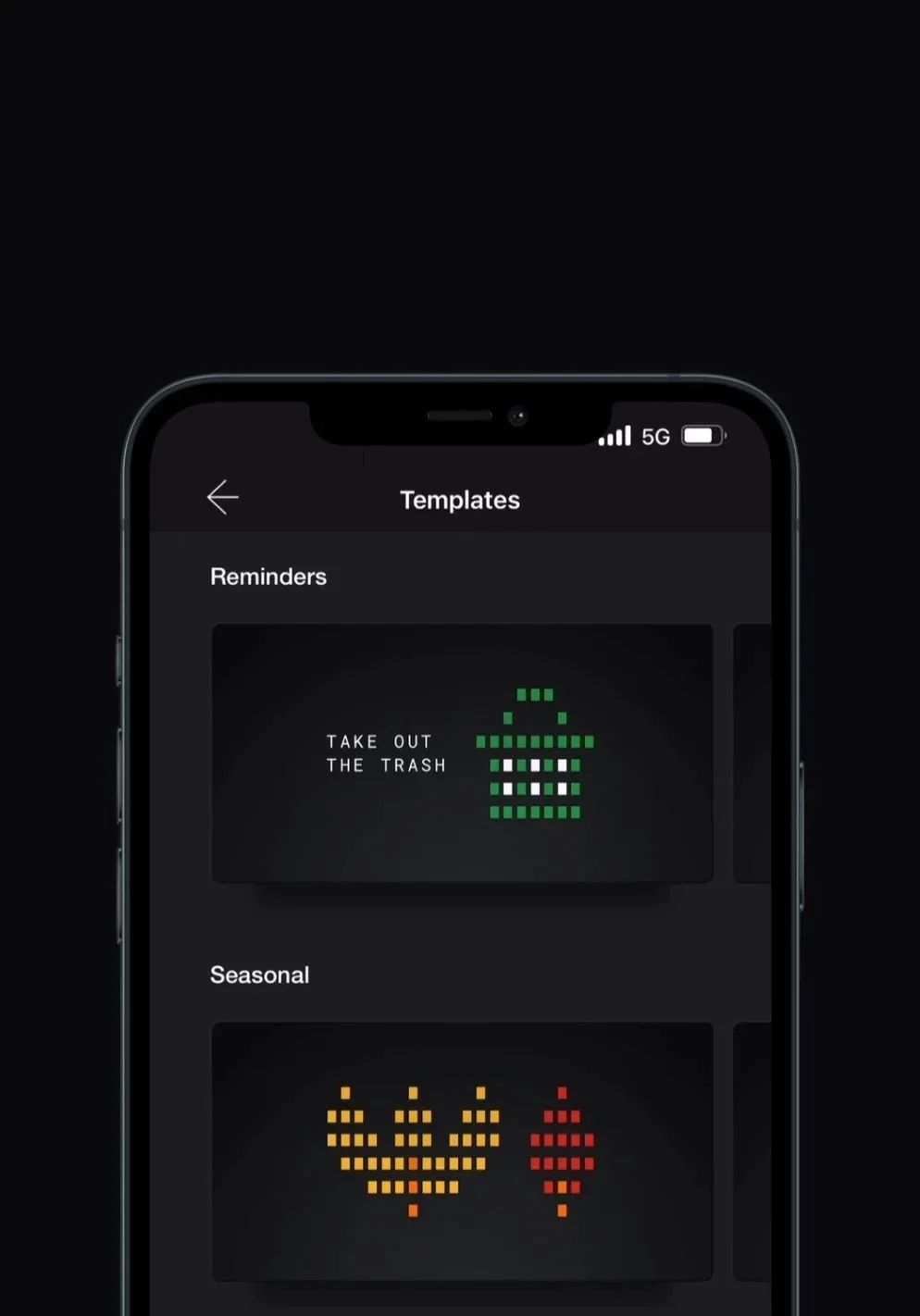Vestaboard App - Tipps und Vorlagen - Templates - Exprimis.jpg