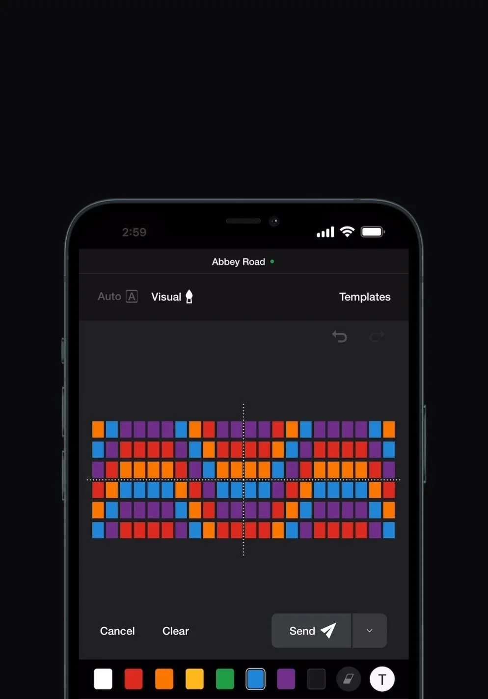 Vestaboard App - Visueller Editor - Exprimis.jpg