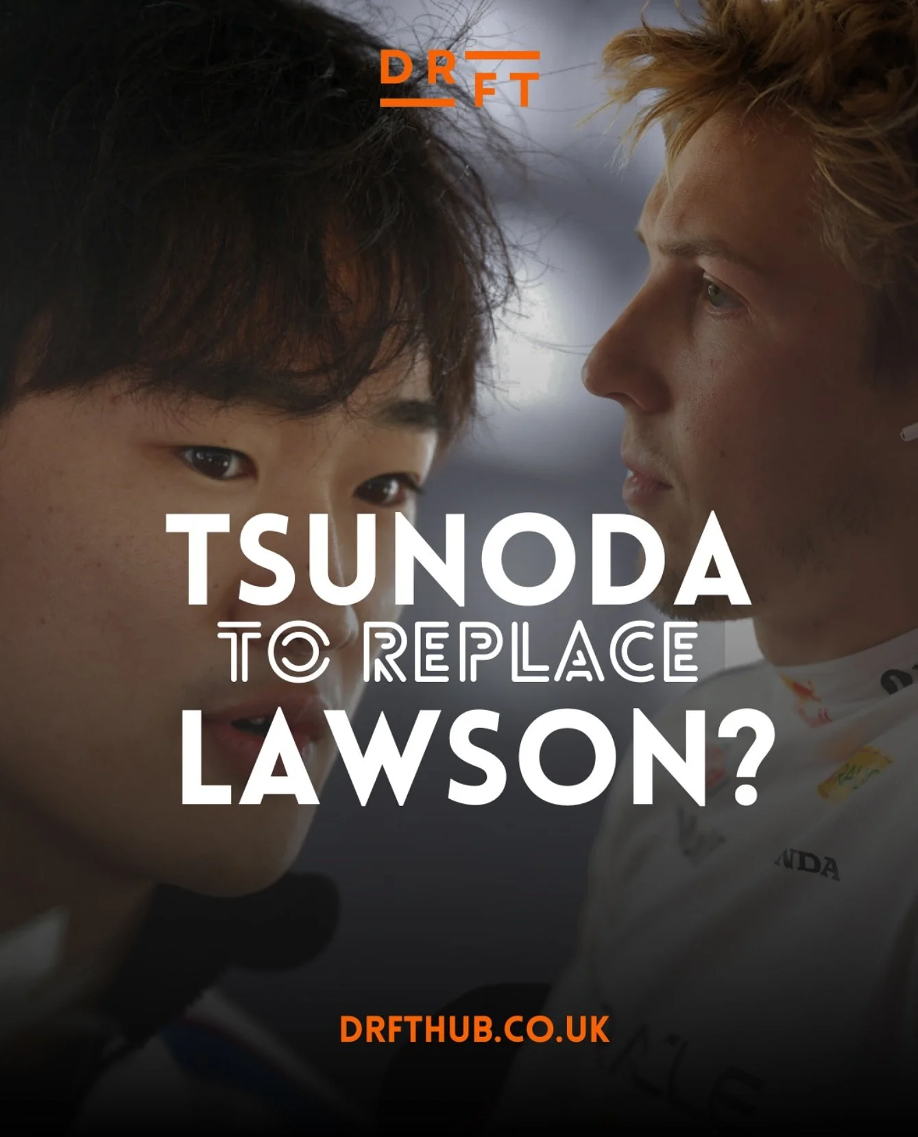 We are awaiting an official announcement, but it&rsquo;s looking likely that Tsunoda will be replacing Lawson at the Japanese GP - Yuki&rsquo;s home race! 🇯🇵 

What do you think of the change? Drop a comment below and follow us for more motorsport 
