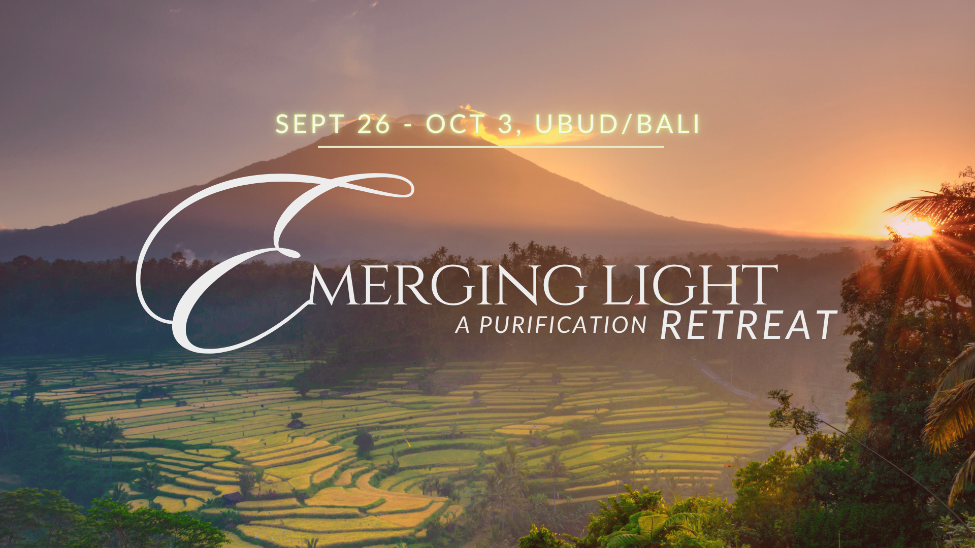 Bali Retreat September October 2026