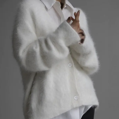The Hello Monday Company - Cashmere-Like V-Neck Cardigan Sweater 2.png