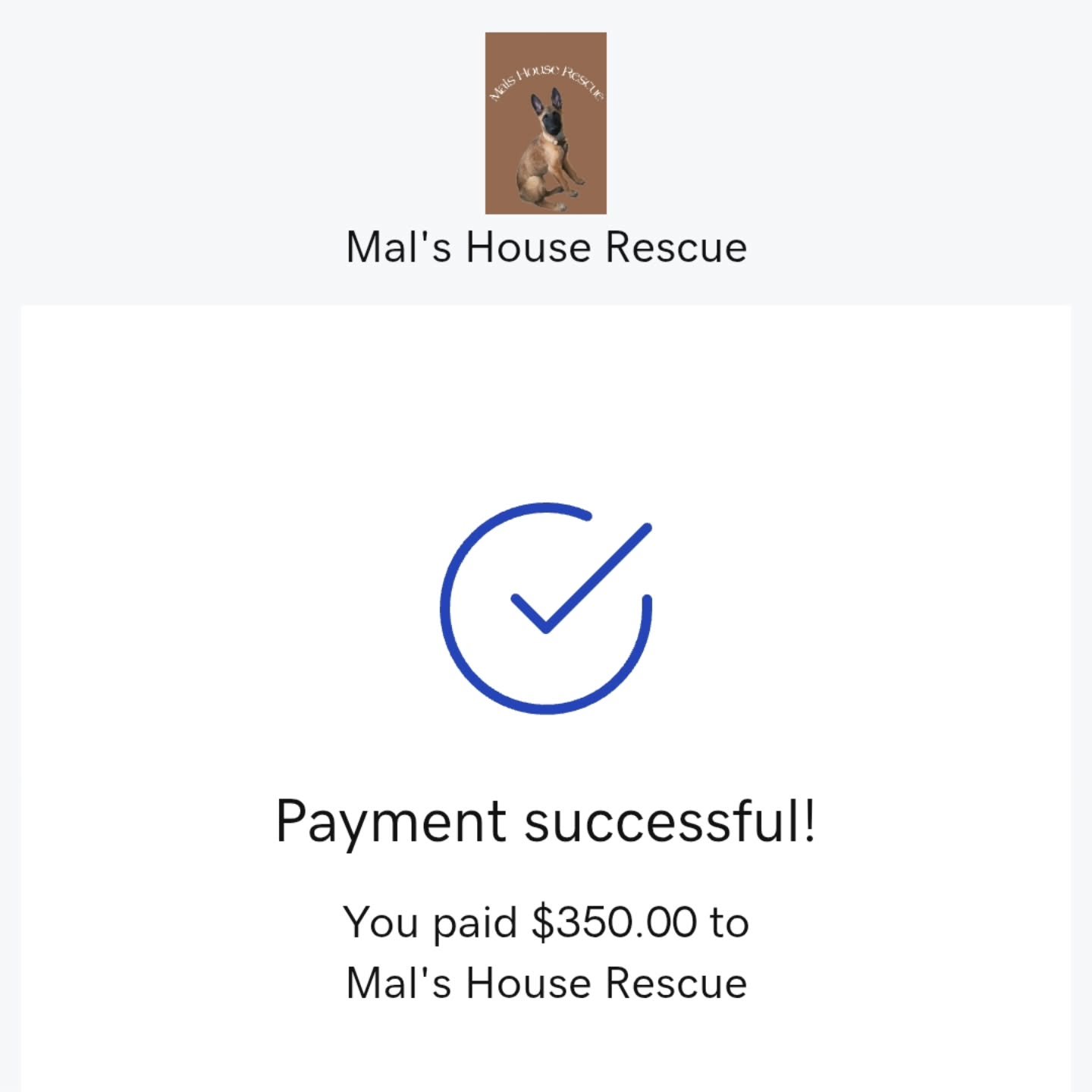 you guys !!! thanks to yall, we were able to donate 350 dollars to @malshouserescue ❤️❤️ we sold 45 'no ruff days' lattes which is how we were able to support mals house! it brings my heart an impossible amount of joy to be able to do so, and we coul