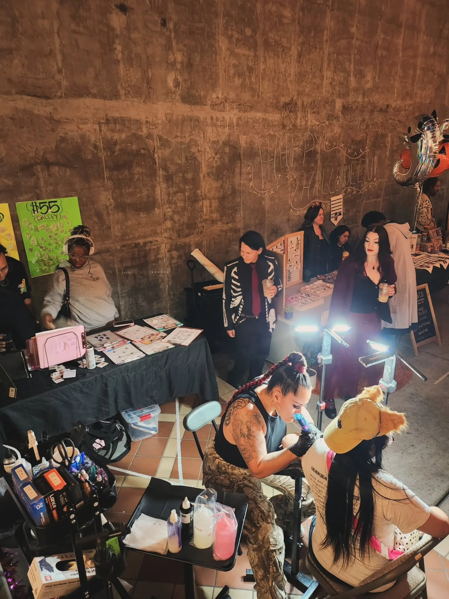 AHHHHHHH our halloween/anniversary market was SO special and fun!! thank you to our super vendors who made this night so unforgettable with their energy and hearts! 

we want to say thank you to all of our friends and wonderful patrons for 10 crazy, 