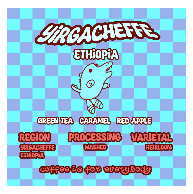 Yirgacheffe Ethiopia - Whole Bean Coffee