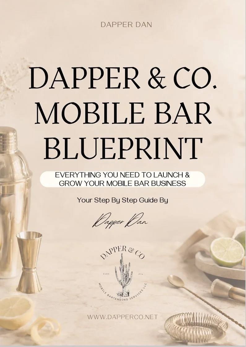 Dapper & Co. Mobile Bar Blueprint