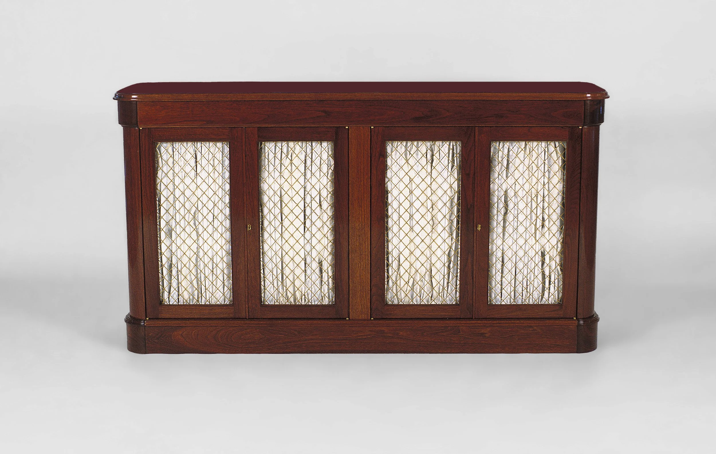 "Silverware" Console Cabinet - Mahogany  