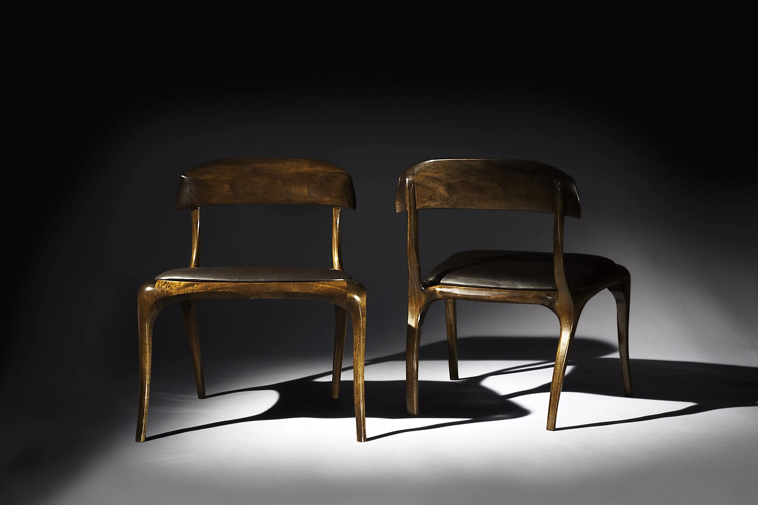 "Tage" Side Chairs -  Walnut 