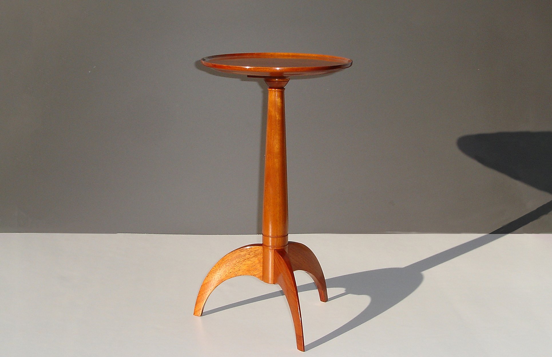 "Shaker" Tri-Leg Side Table - Cherry