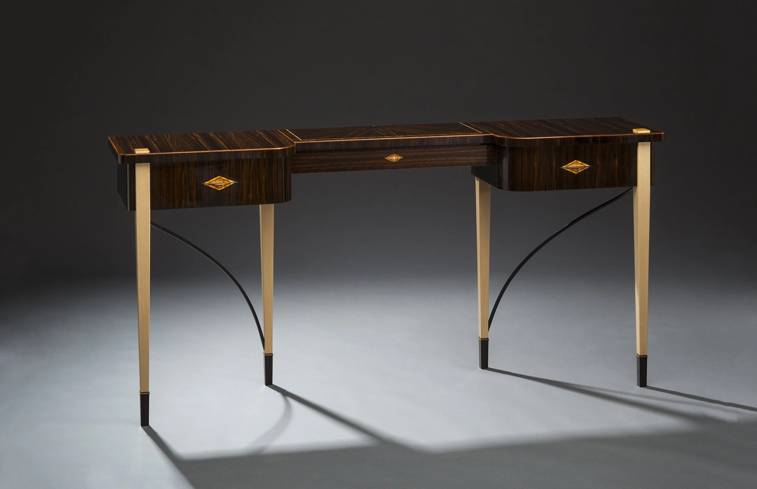 "Side of Deco"  Sideboard -  Macassar Ebony Veneer, Sitka Spruce, &amp; Walnut 