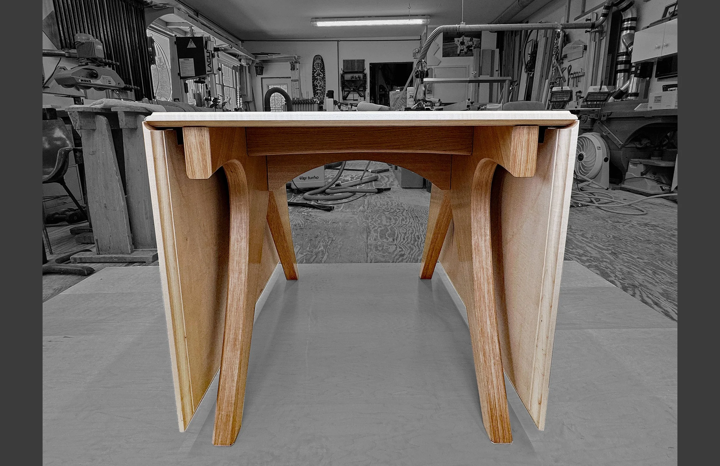 "Jane's" Dining Table -  Folded Position 