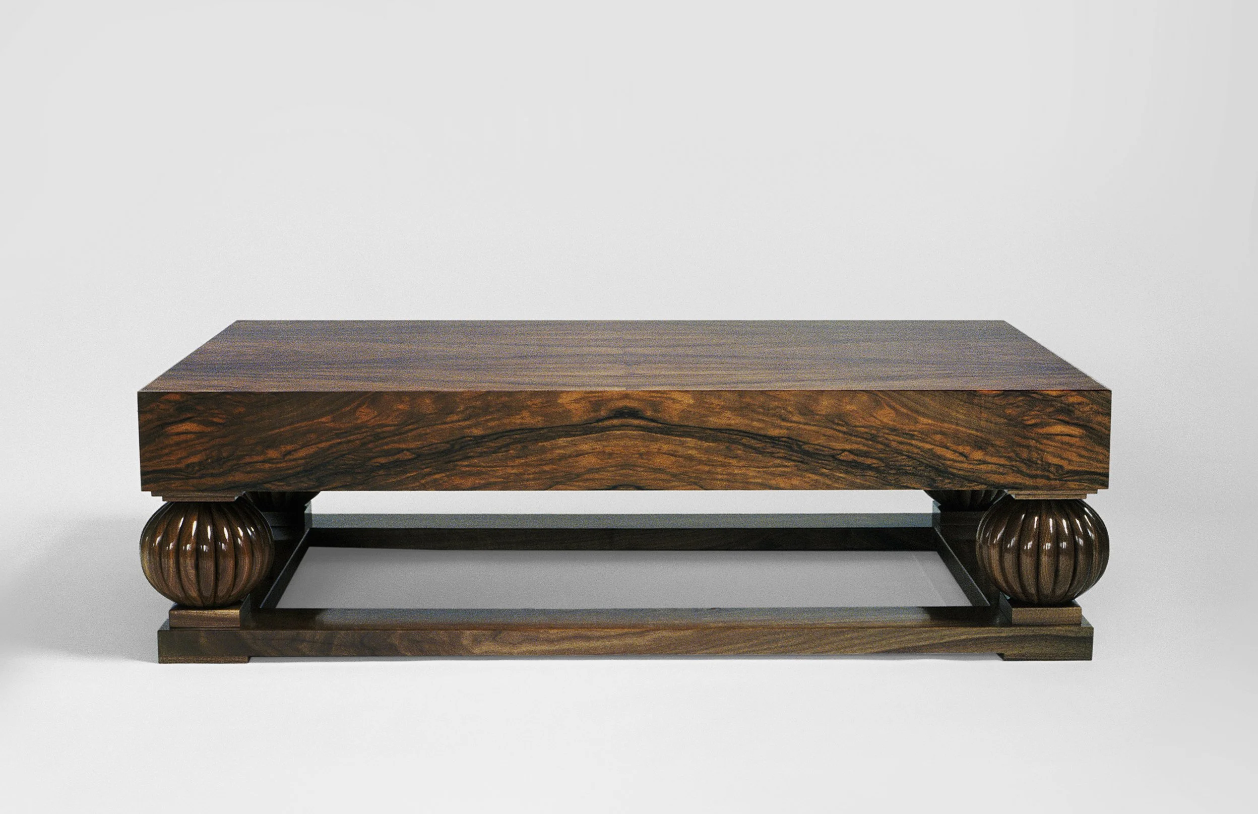 "Ruhlman" Coffee Table - French Walnut Veneer &amp; Walnut