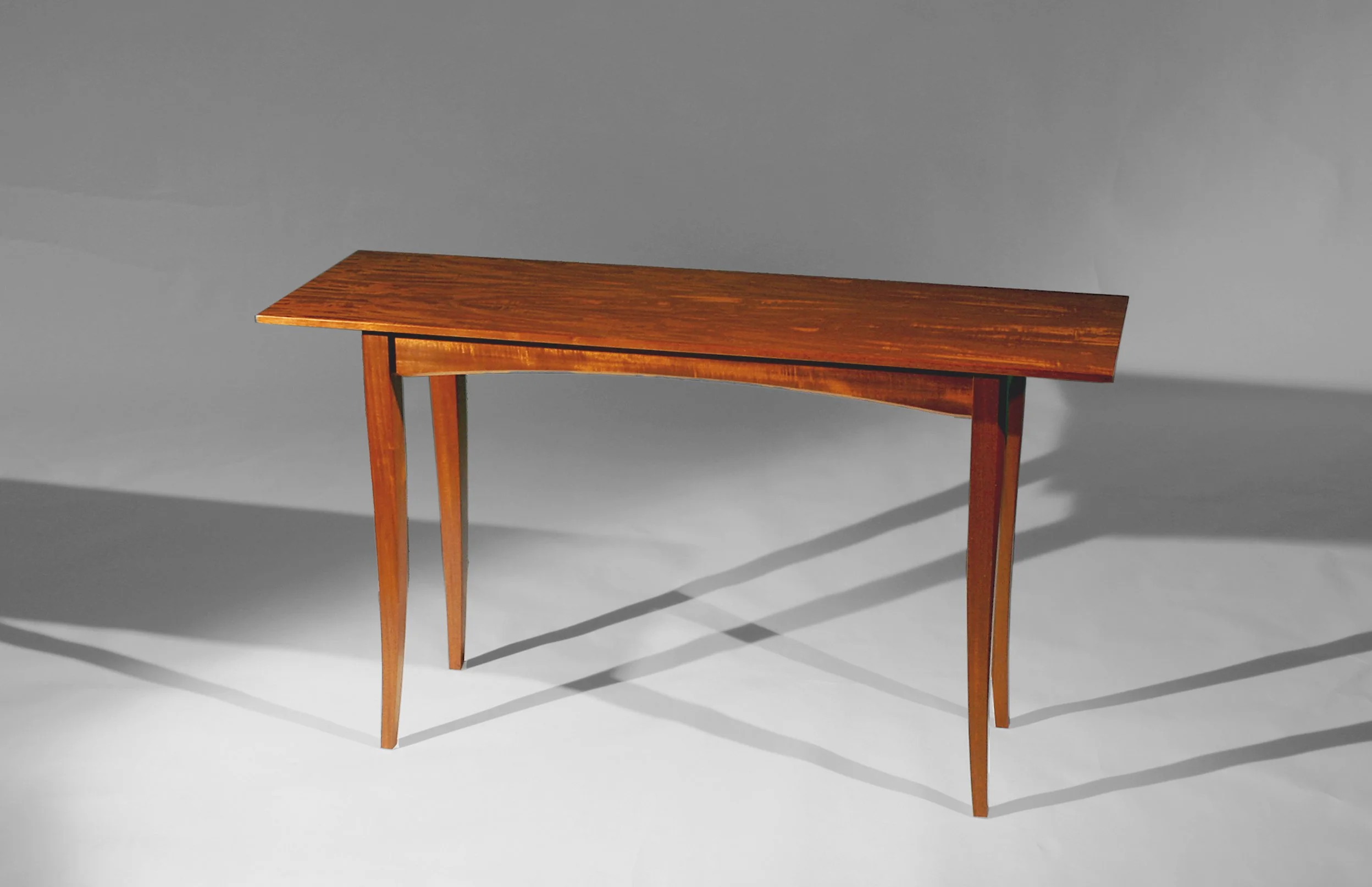 "Stockbridge" Console Table - Figured Mahogany