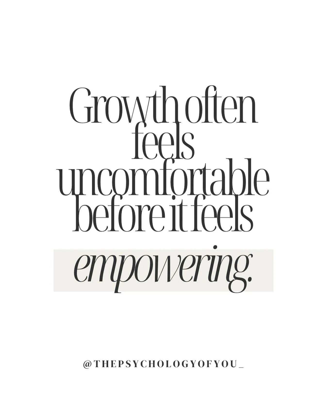 Growth often brings discomfort before it brings clarity, confidence, or empowerment. Therapy can be a space to sit with that discomfort safely and at your own pace. 🤍

#TherapyJourney #EmotionalGrowth #PersonalGrowth #HealingProcess #TherapySupport 