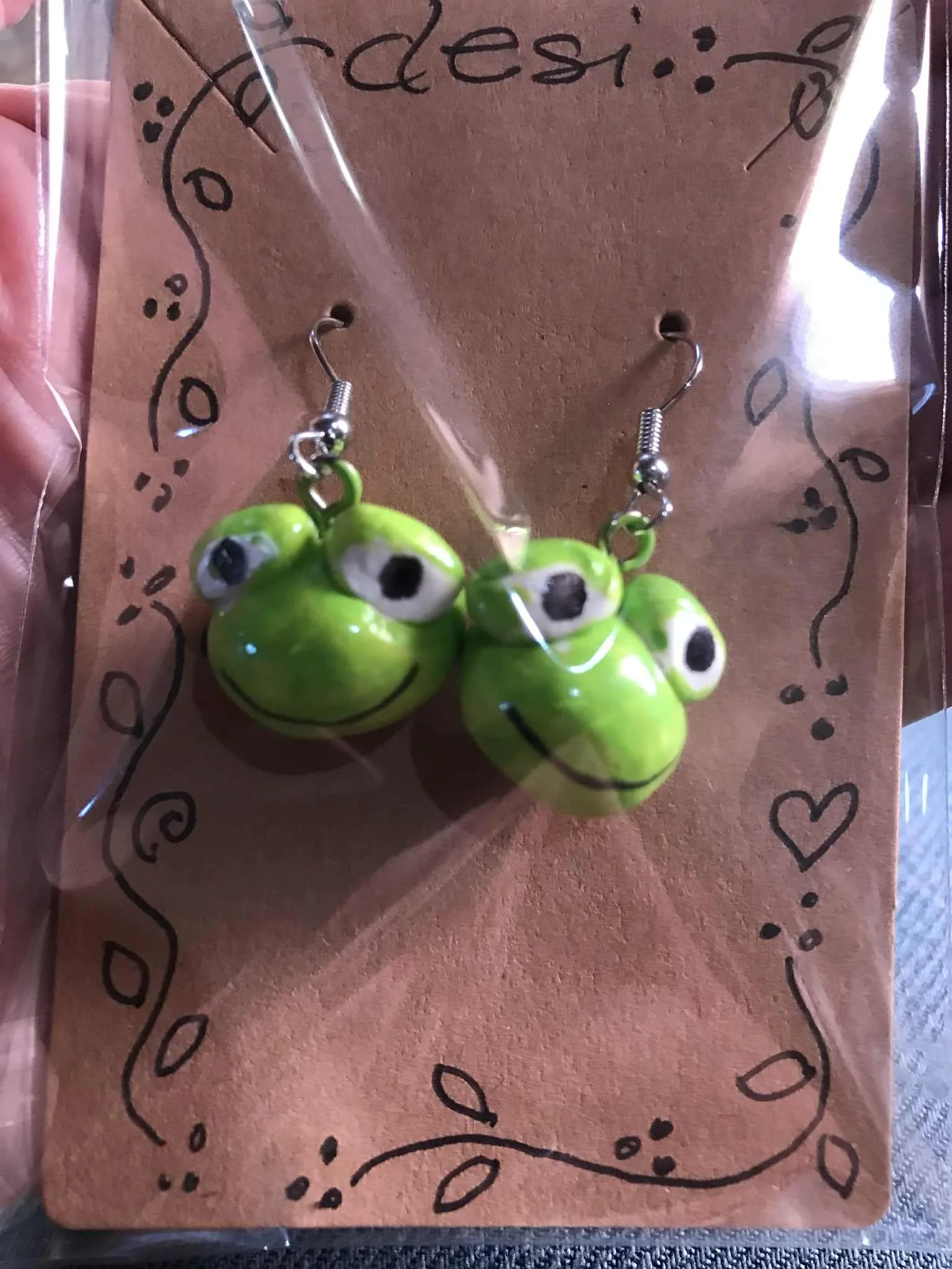 Frog Earrings