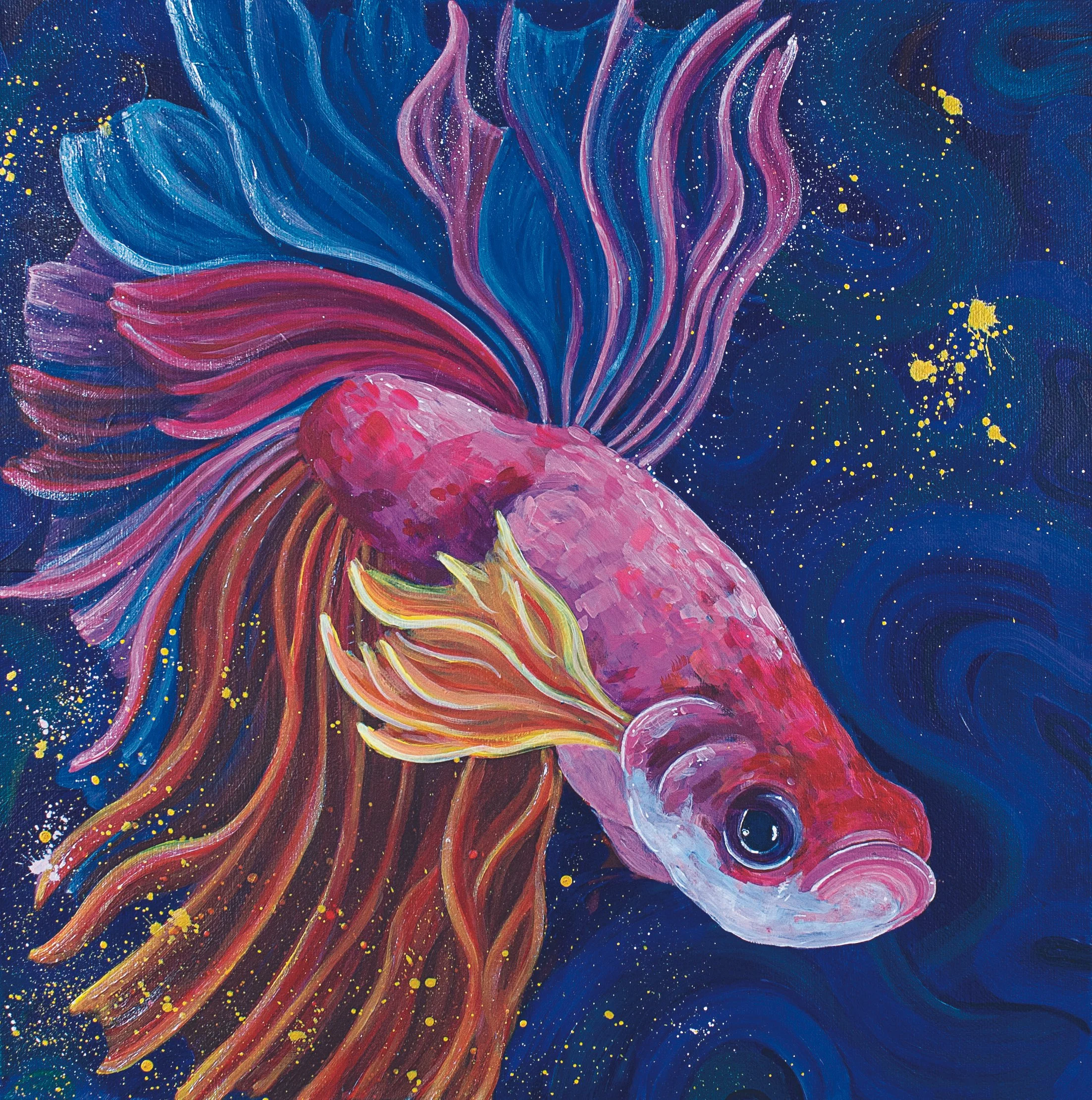 Beta Fish Print