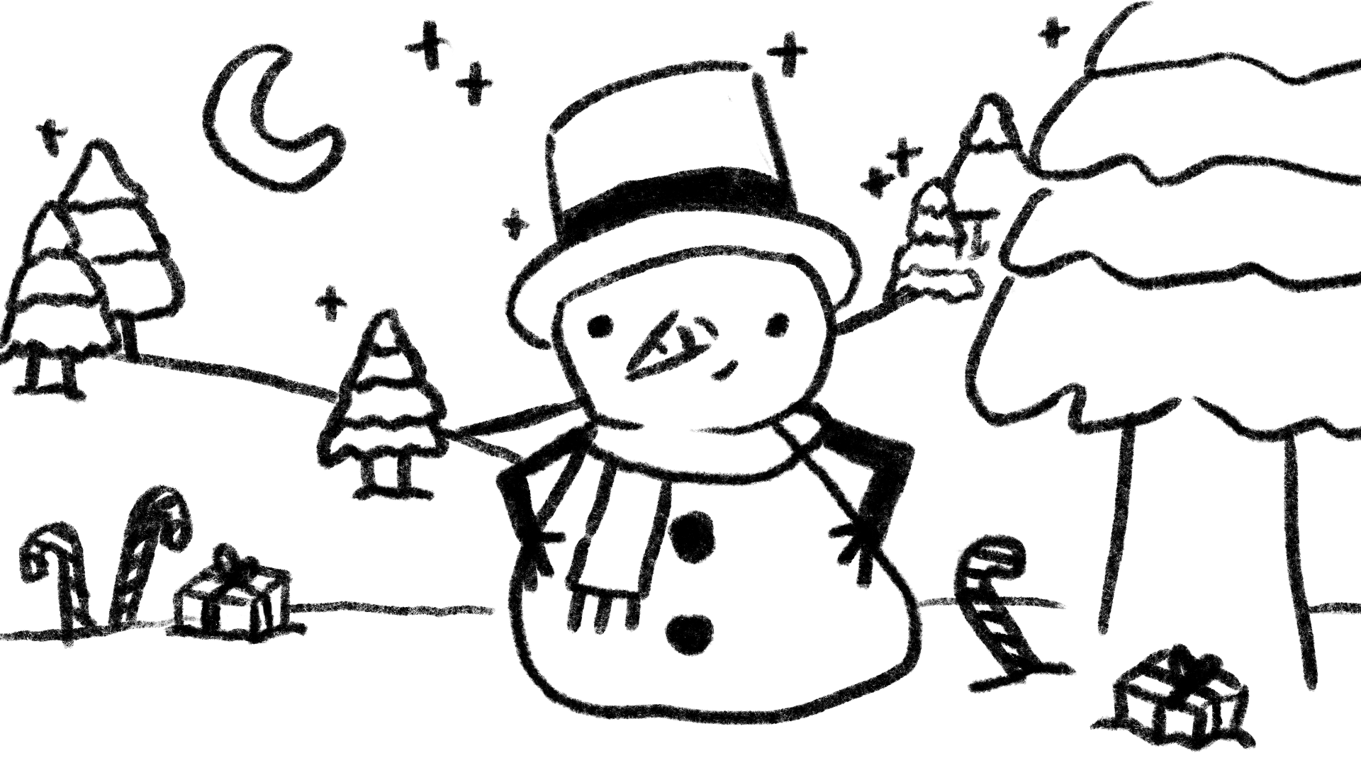 Snowman - Sketch