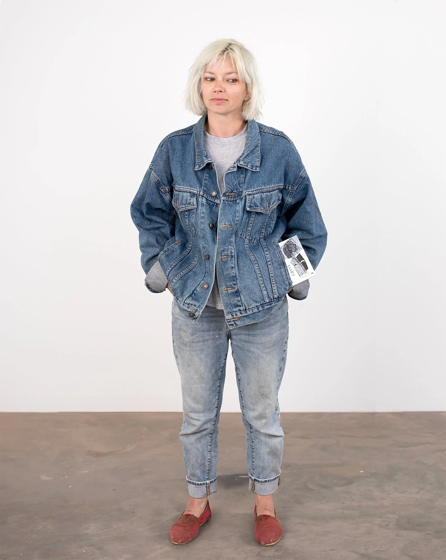 Embroidered denim jacket 2