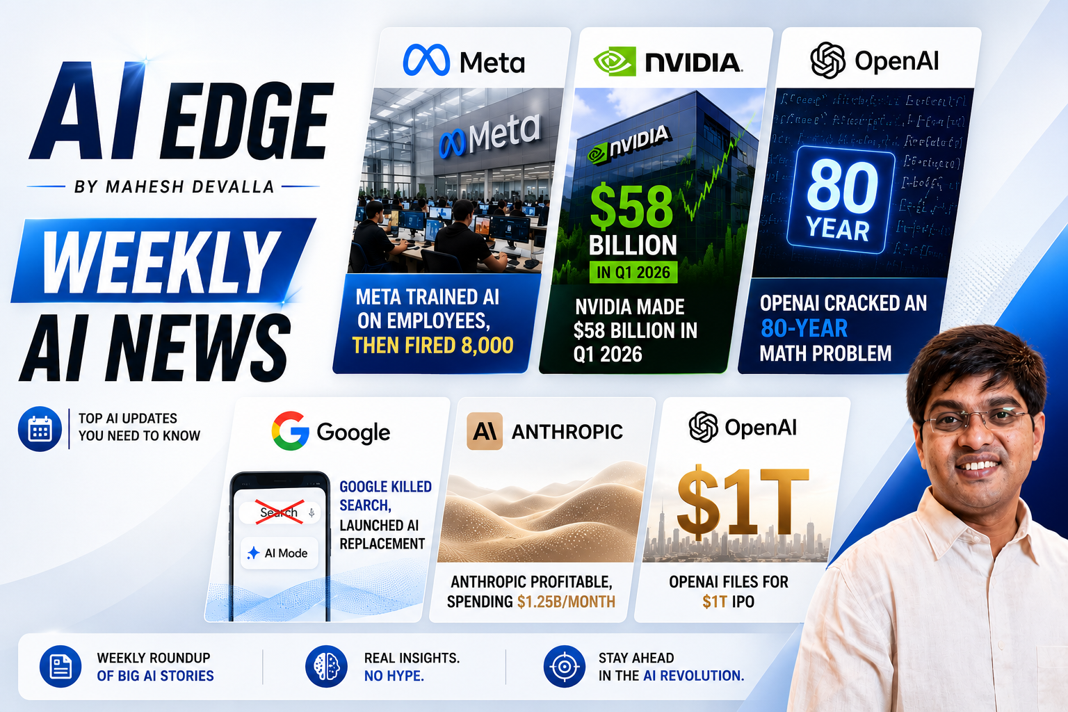 AI Edge by Mahesh Devalla: Weekly AI News Starts Here