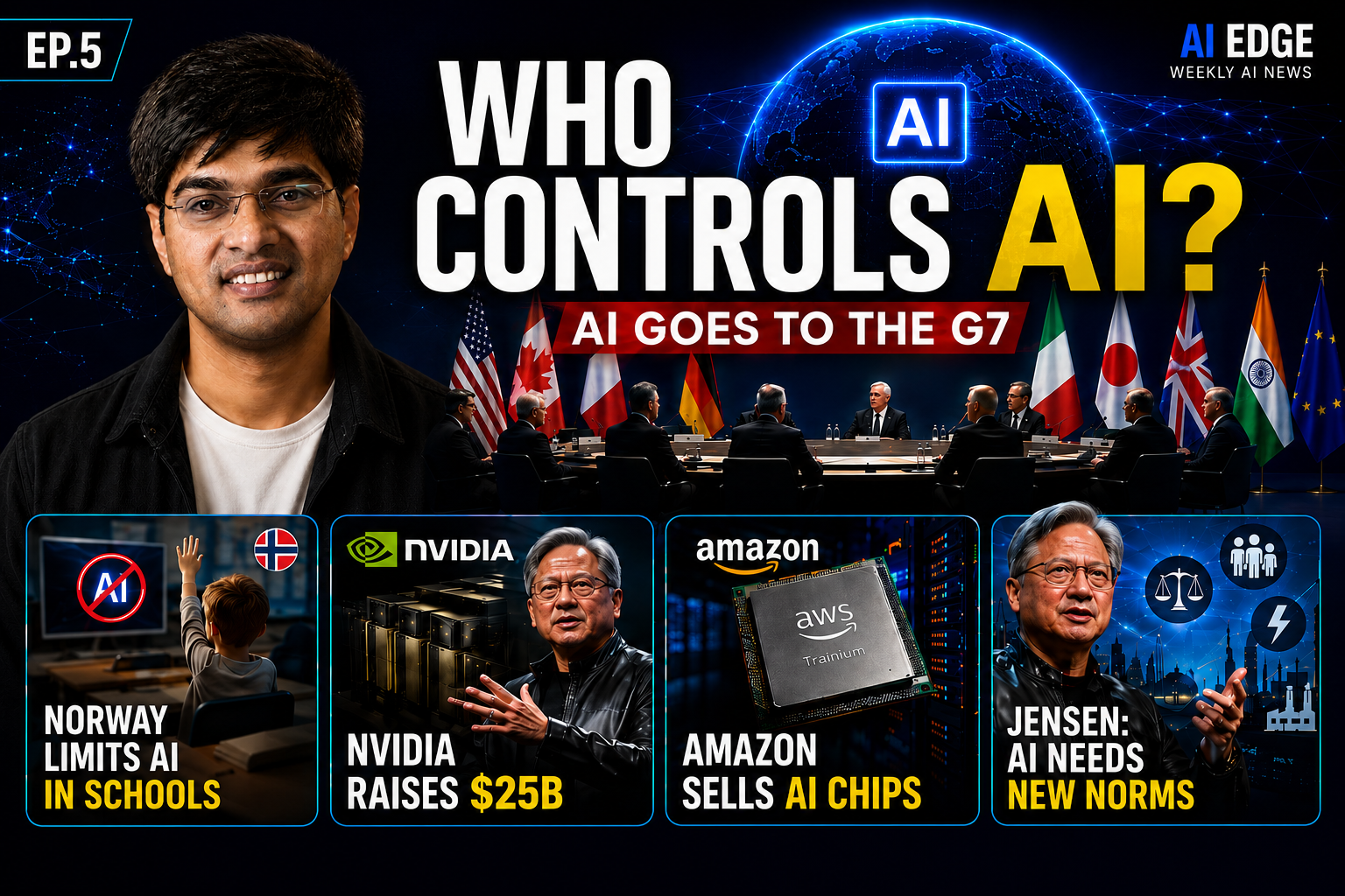 Who Controls AI? G7, Schools, Chips, and New AI Rules