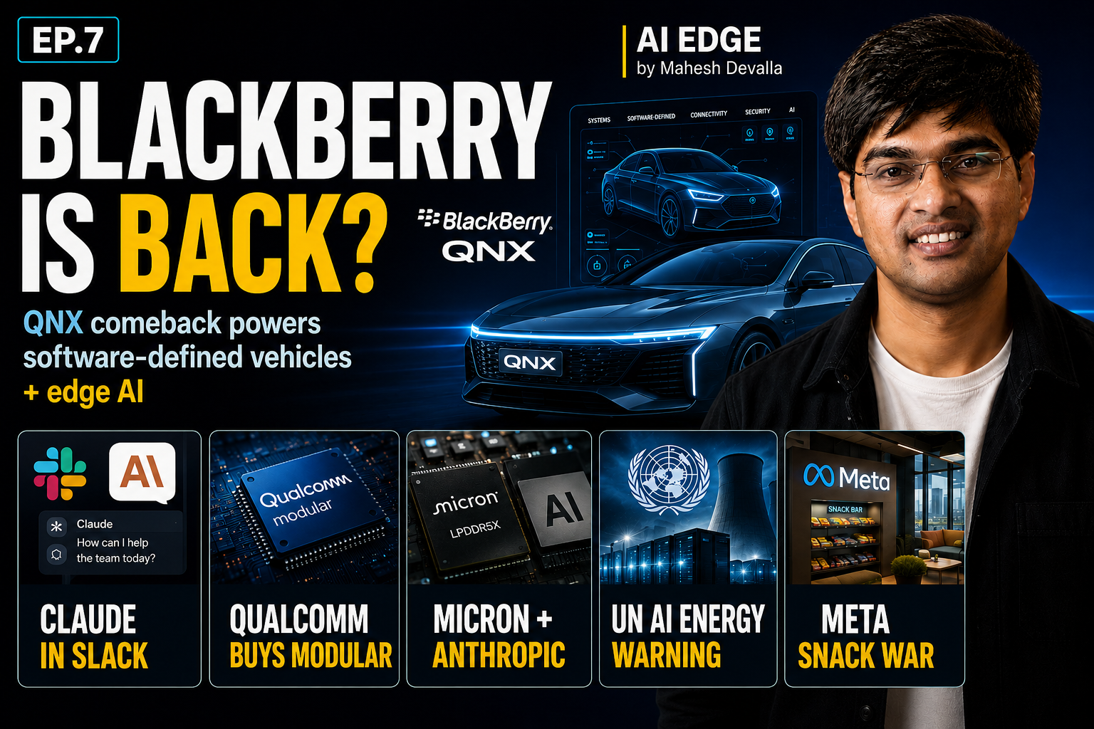 AI Moves Into Cars, Slack, Chips, Energy, and Snacks