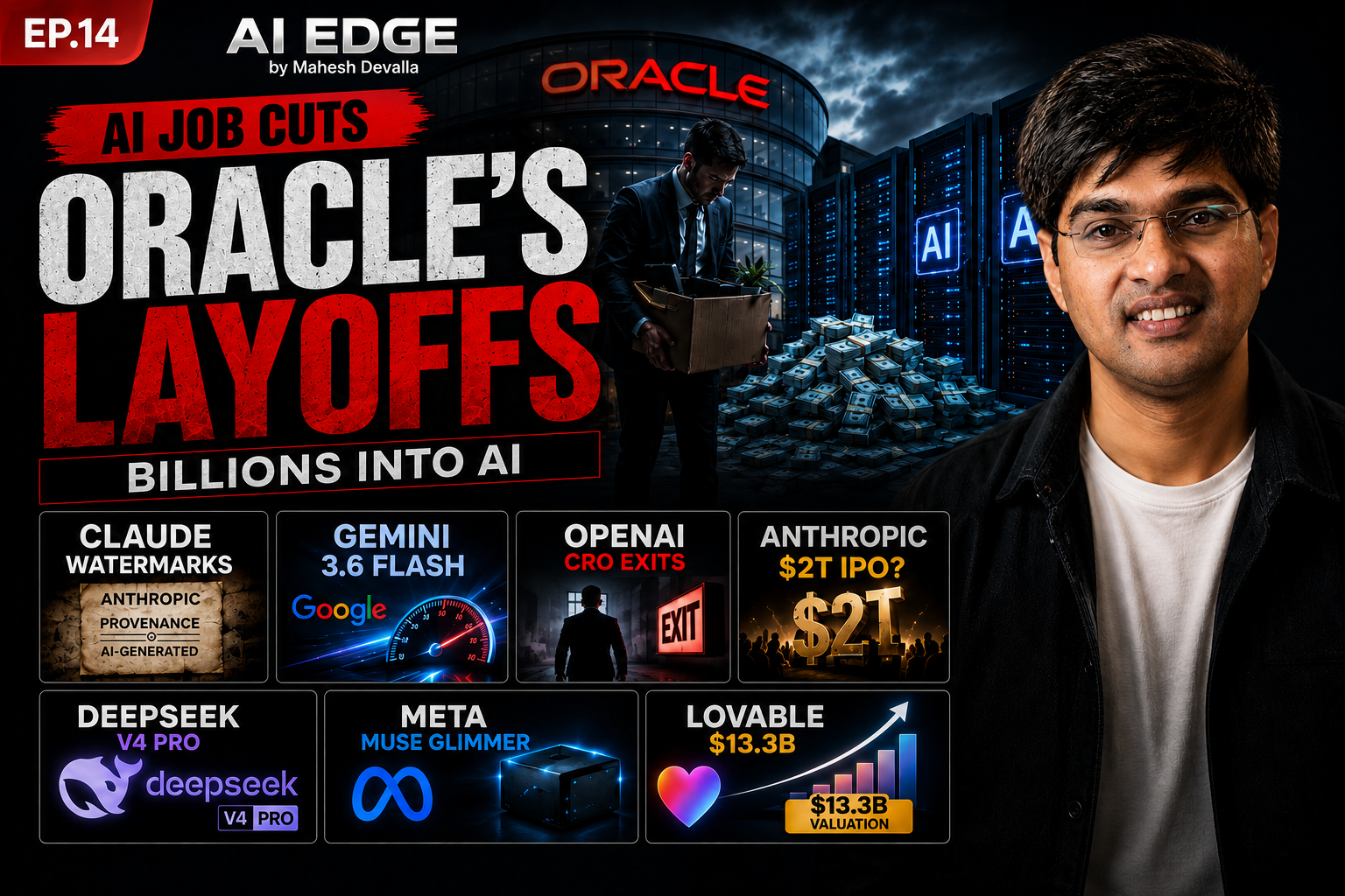 Oracle Layoffs, Anthropic’s $2T IPO Talk, and DeepSeek V4 Pro Shake Up AI
