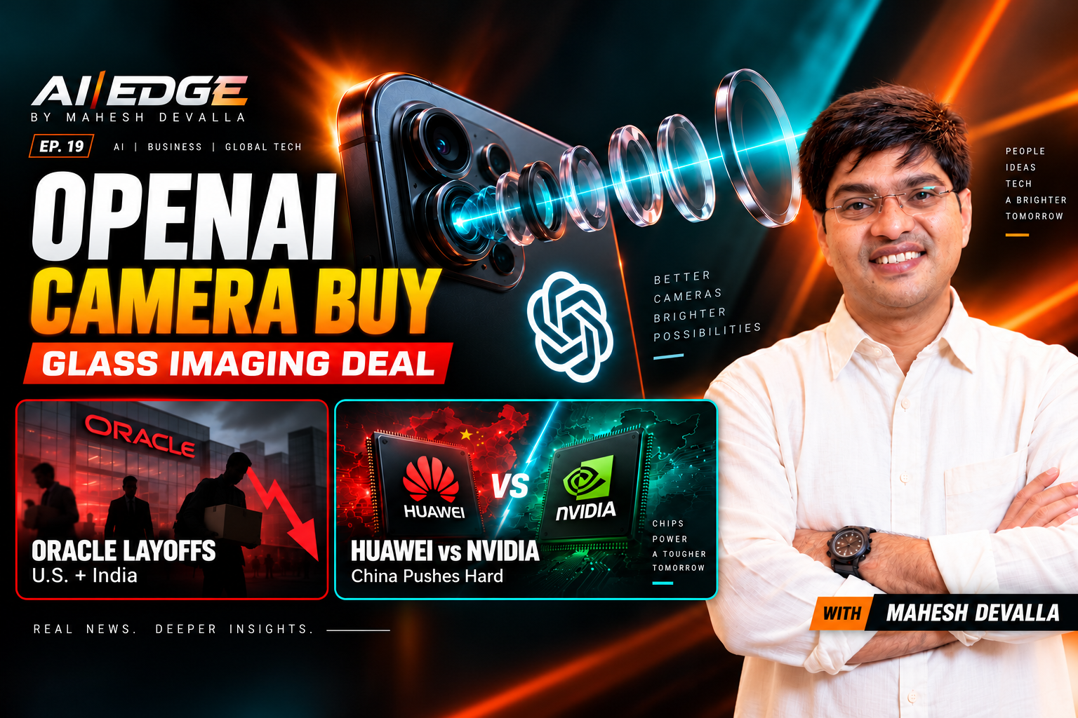 Oracle Layoffs, OpenAI’s Camera Bet, Gemini Cyber Tests, and Huawei’s Nvidia Challenge