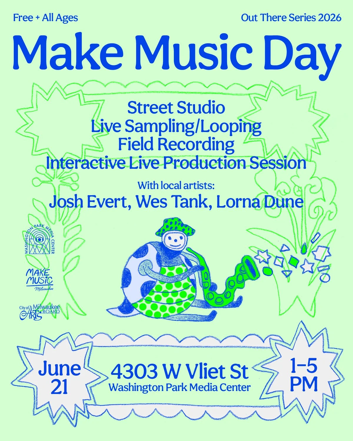 Make Music Day at Washington Park Media Center