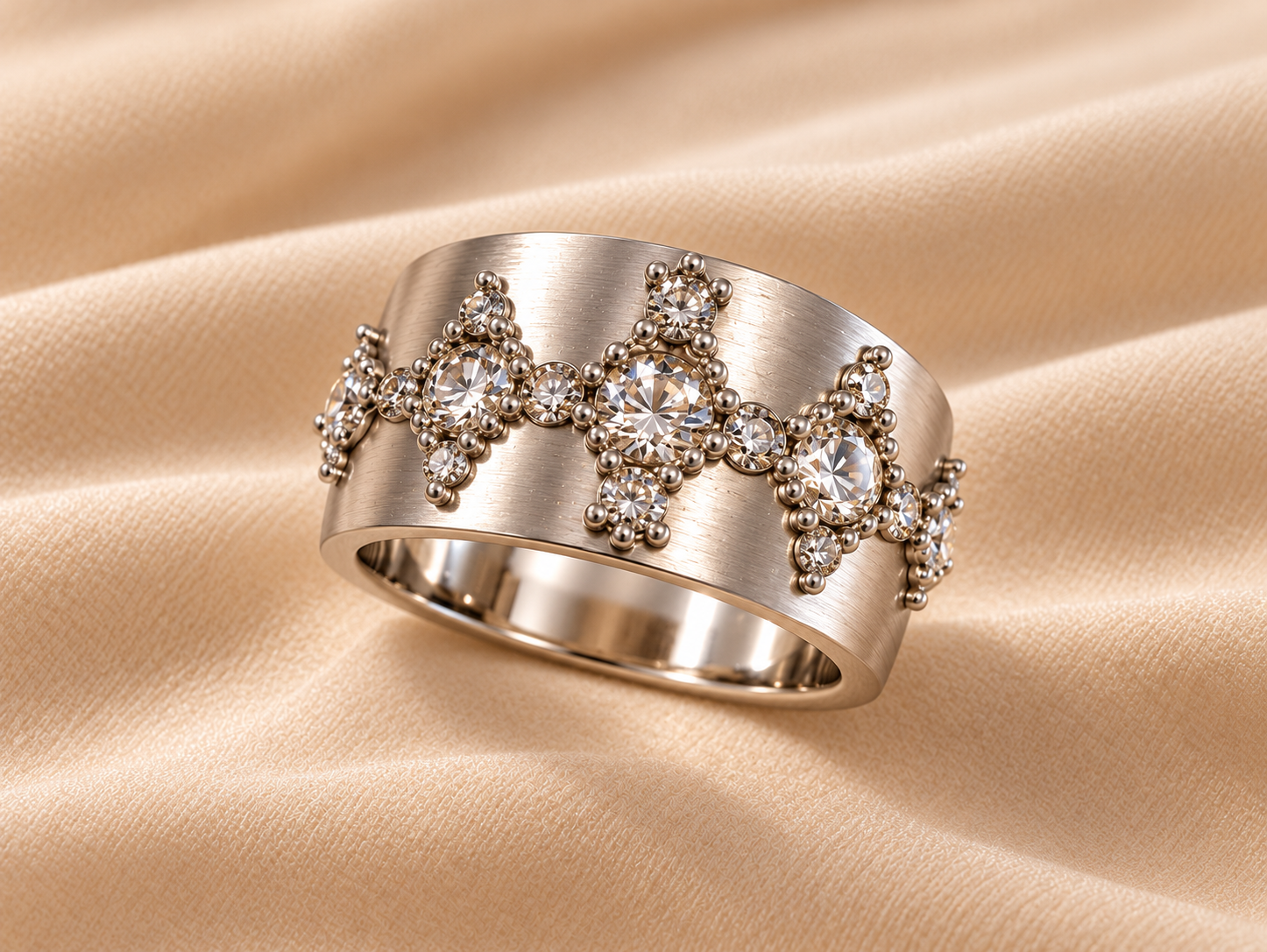 “Ode to Florence” 18K Diamond Ring